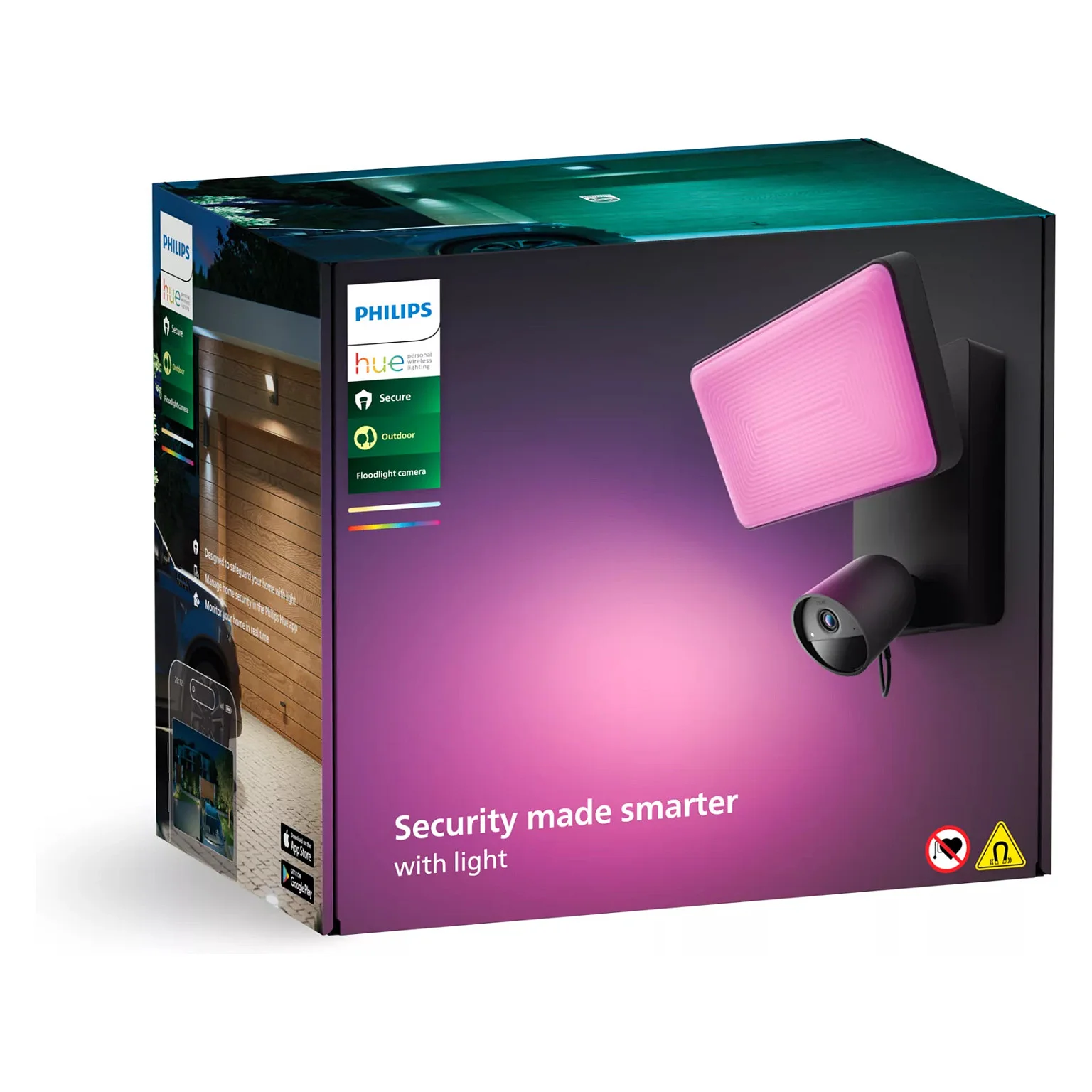Philips Hue Secure Flutlicht Kamera Ueberwachungskameras