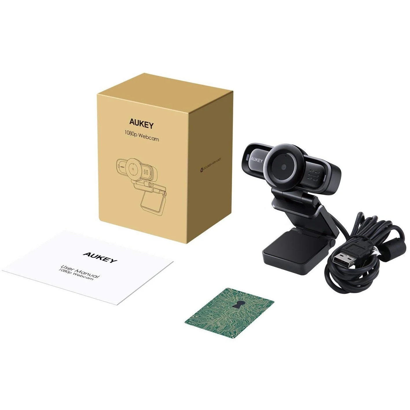 Aukey pc lm3 stream series autofocus full hd webcam with 1 3Zoll cmos sensor black PC-Zubehoer