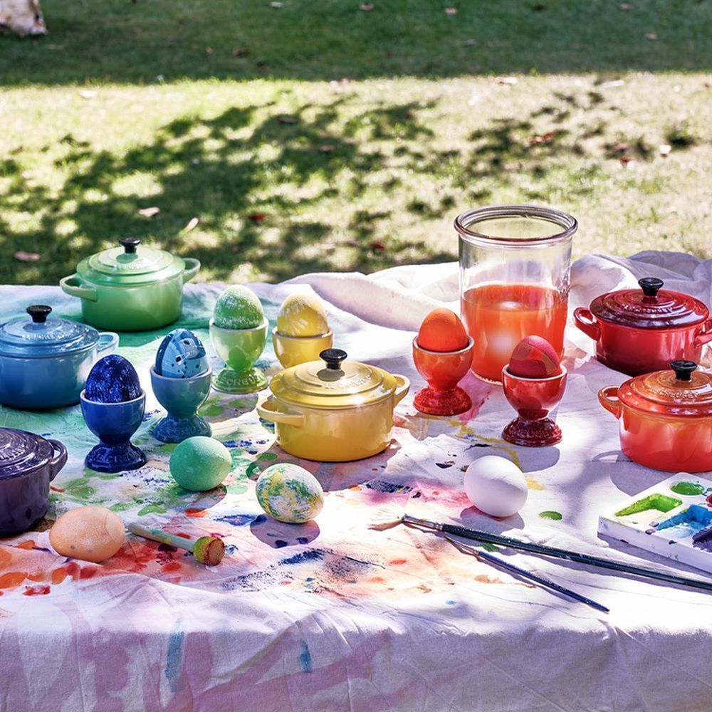 Le Creuset Eierbecher Set Rainbow  6 tlg   bunt Besteck & Aufbewahrung