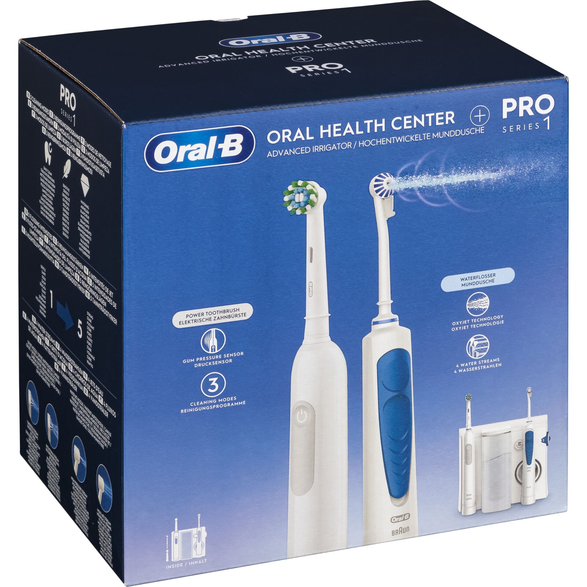 Oral B Center OxyJet Munddusche   Pro 1 Zahnpflege