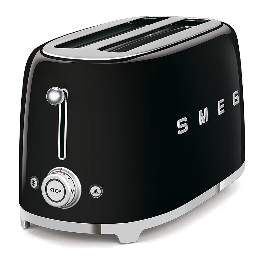 SMEG tsf02bleu toaster 4 scheiben schwarz Kuechenkleingeraete
