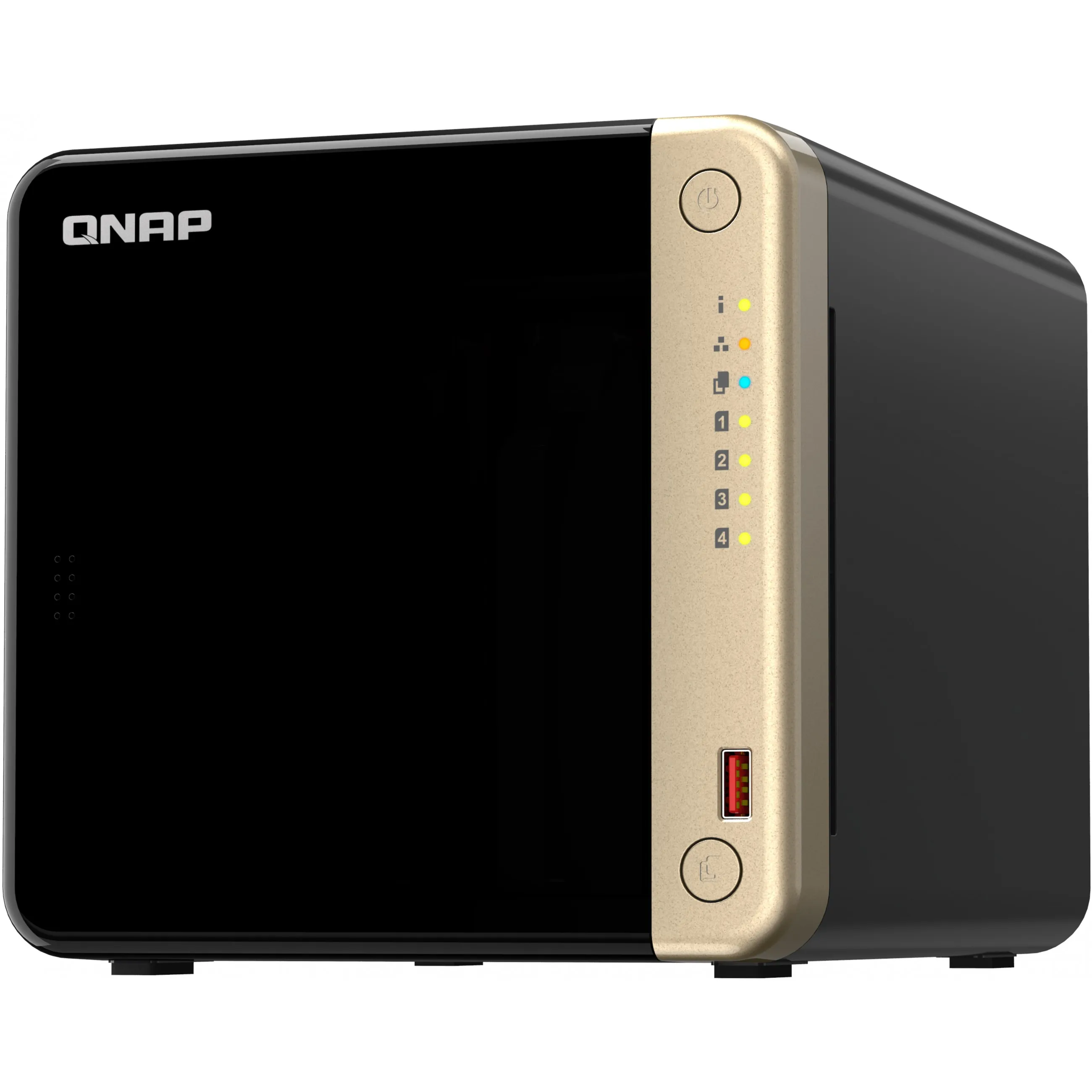 QNAP TS 464 NAS Tower Intel  Celeron  N5095 8 GB DDR4 0 TB QNAP QTS Schwarz Netzwerk