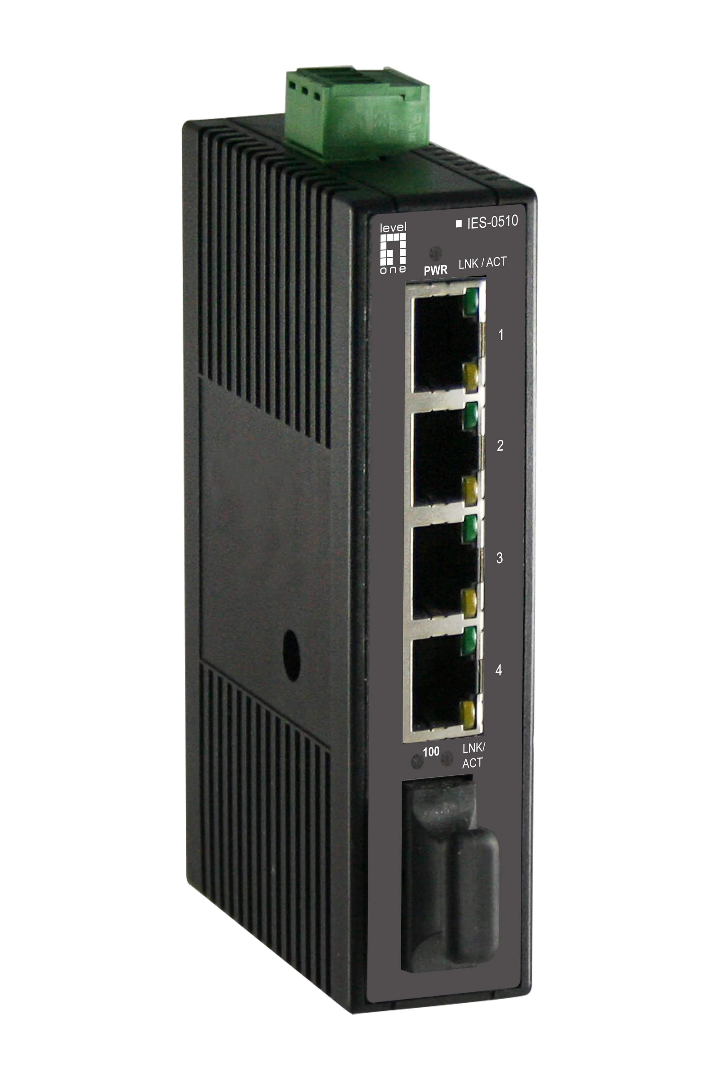 LevelOne IES 0510 Netzwerk Switch Unmanaged Fast Ethernet 10 100 Schwarz