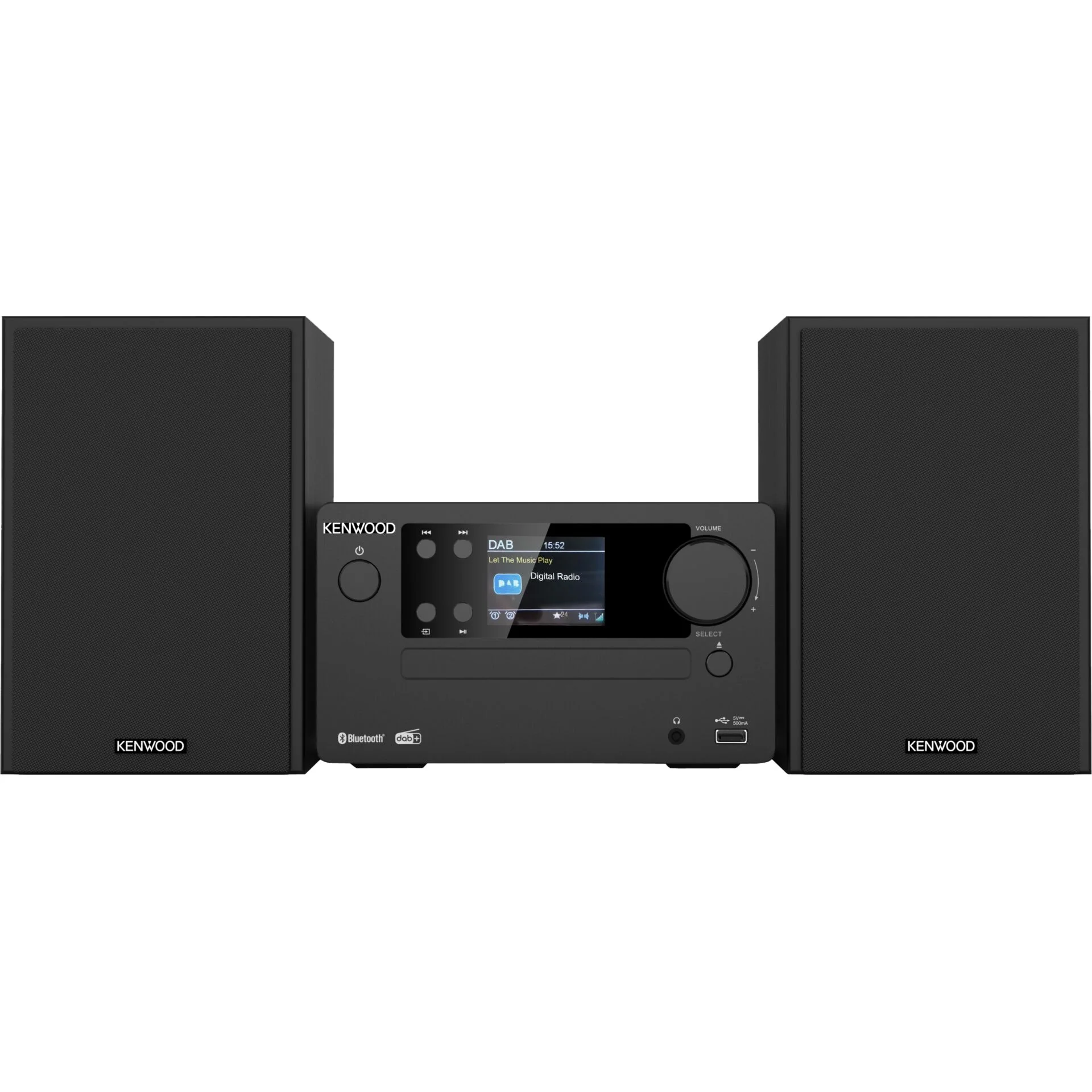 Kenwood M 725DAB schwarz Video & Audio