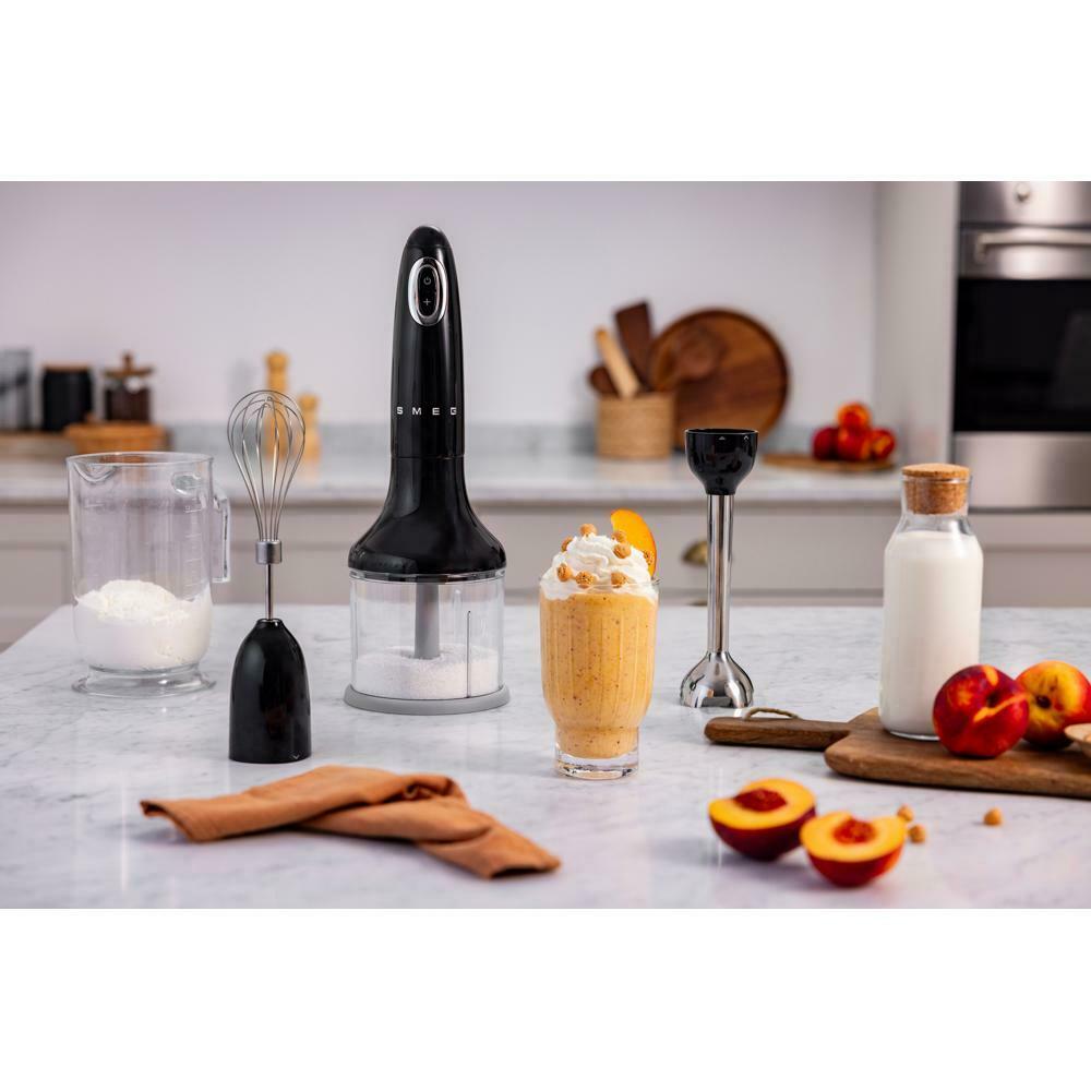 SMEG Stabmixer Set  schwarz Kuechenkleingeraete