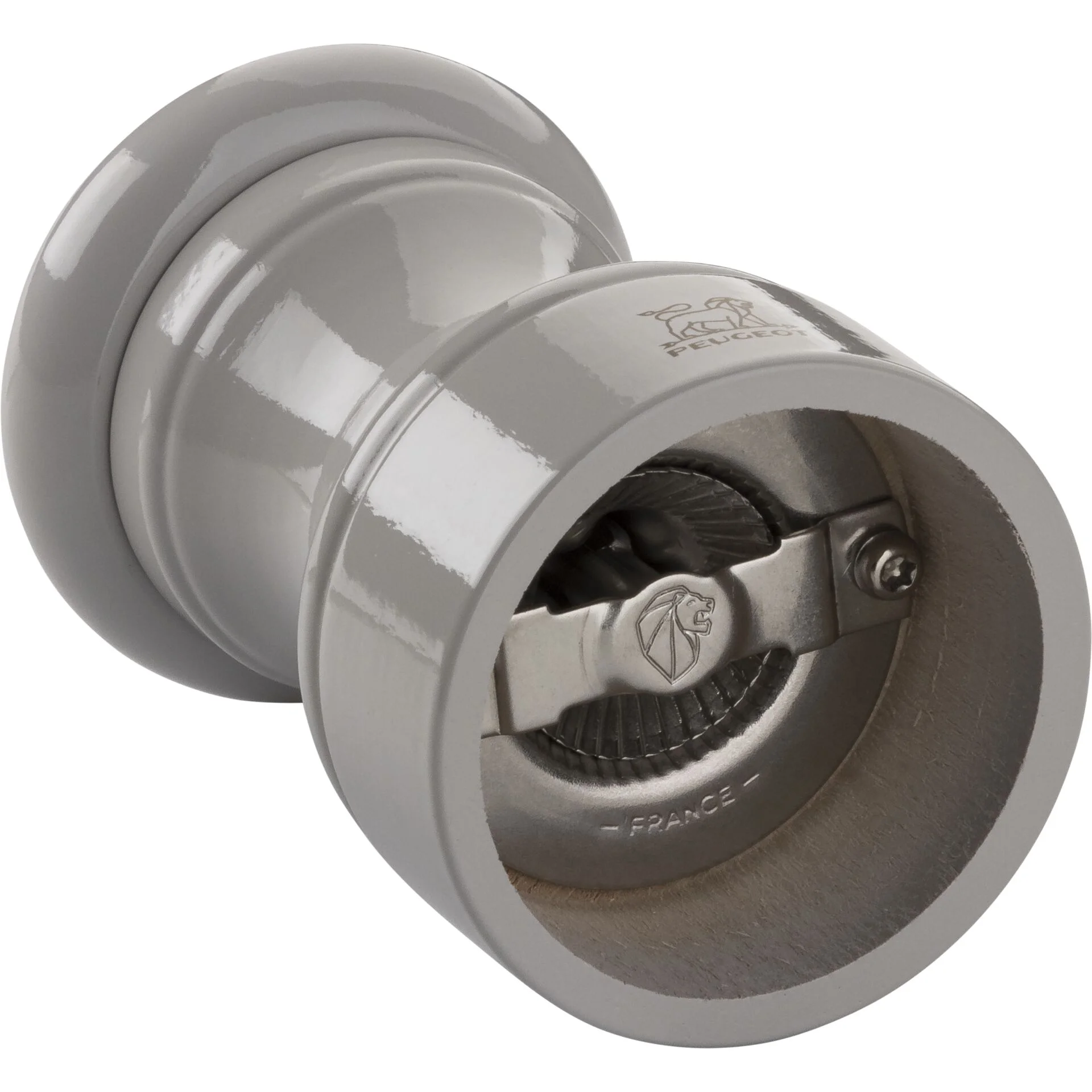 Peugeot Bistro Salzmuehle 10 cm Perlgrau lackiertes Holz Mixer & Zerkleinerer
