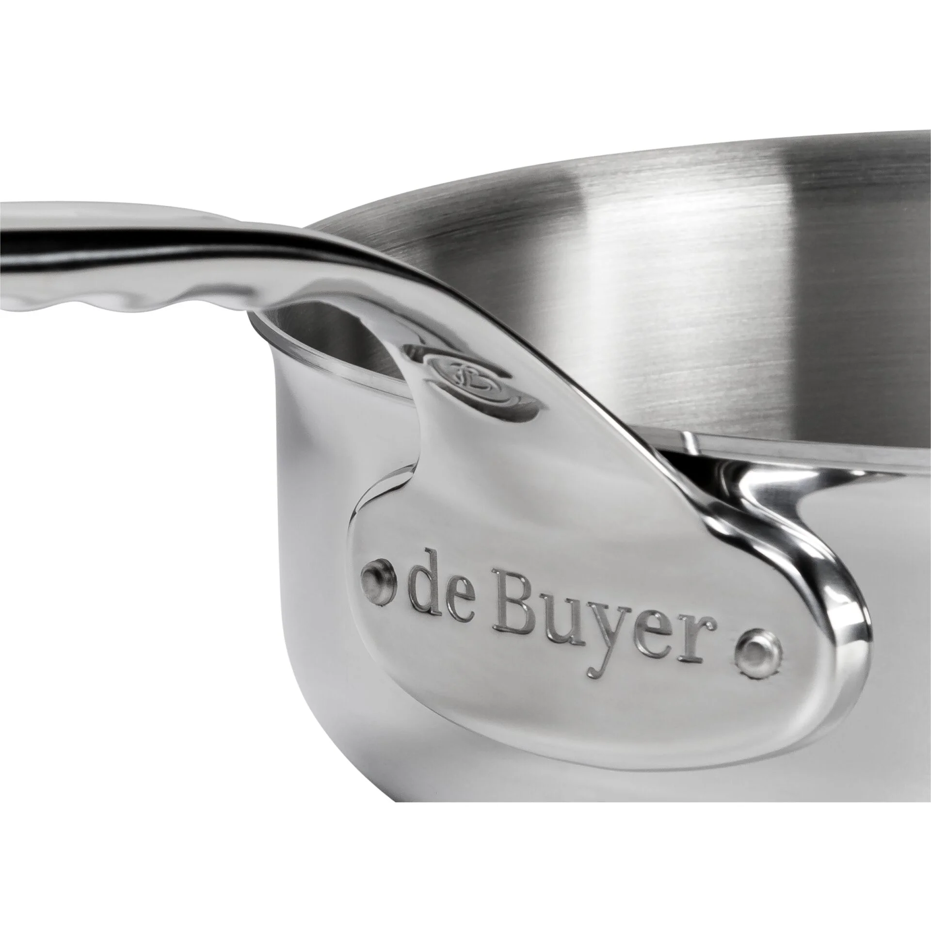 De Buyer Affinity Sauteuse Edelstahl gerade 28 cm Pfannen & Toepfe