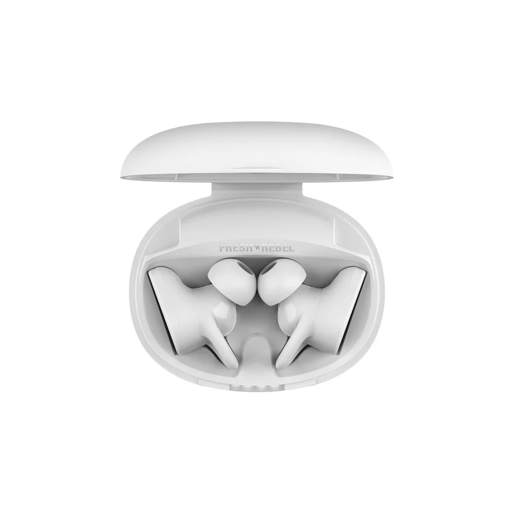 FRESH N REBEL True Wireless In Ear Sport Kopfhoerer Twins Rush mit Hybrid ANC Ice Grey
