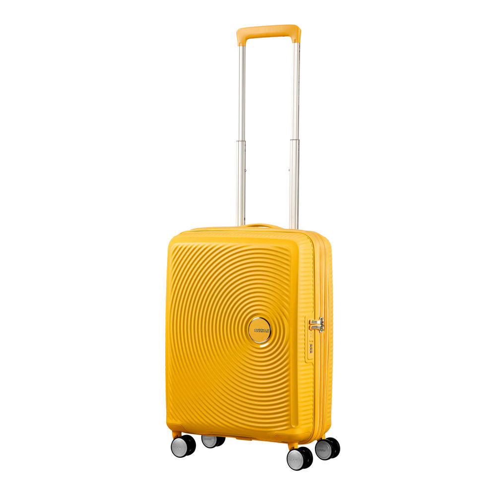 AMERICAN TOURISTER 4 Rollen Bordtrolley Soundbox  55cm  golden yellow Taschen & Rucksaecke