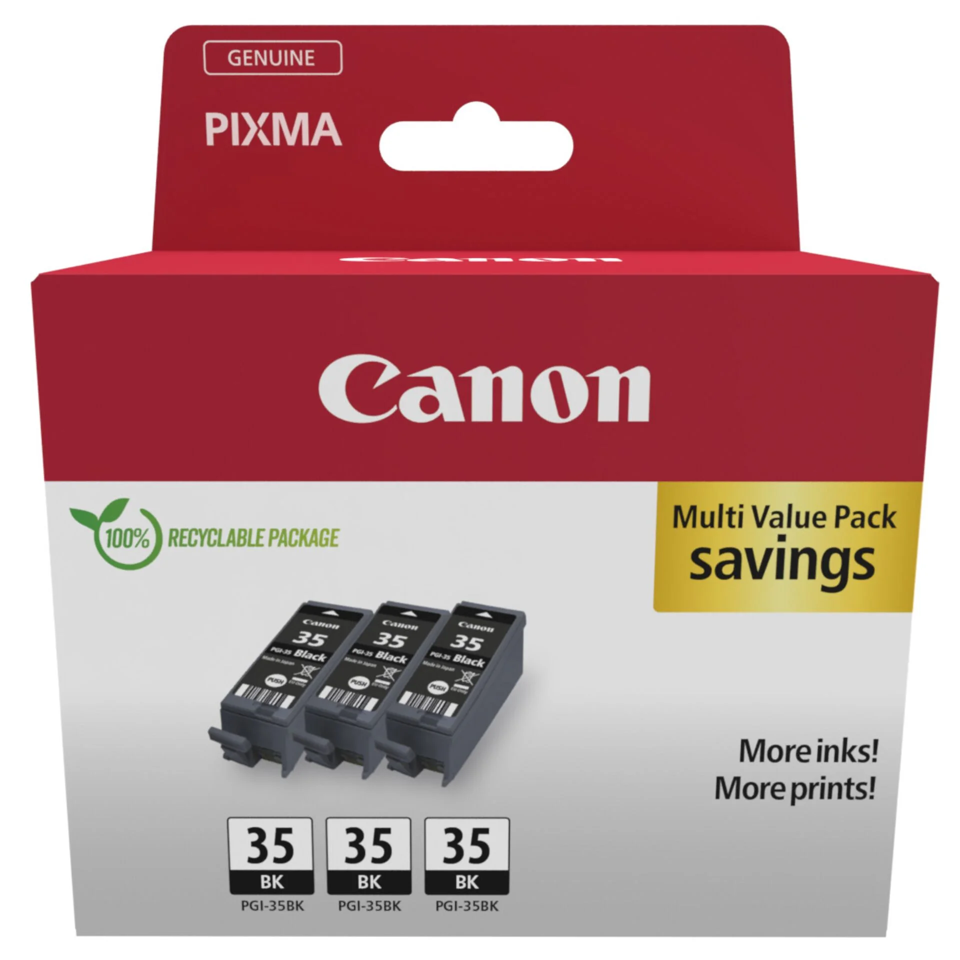 Canon PGI 35 BK Triple Pack Drucker & Scanner
