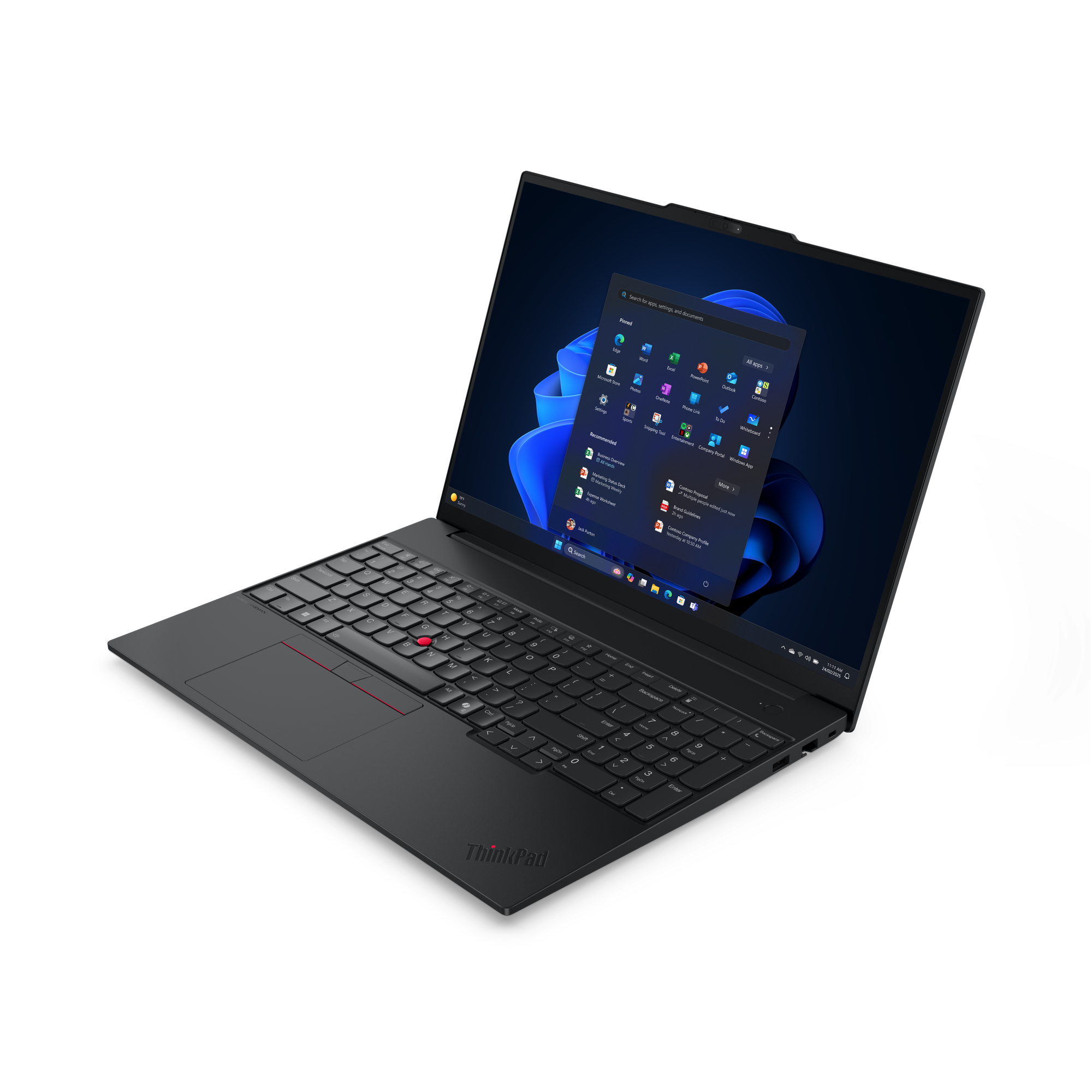 Lenovo ThinkPad E16 Gen 3  Intel  Intel Core Ultra 5 225U Laptop 40 6 cm  16   WUXGA 8 GB DDR5 SDRAM 256 GB SSD Wi Fi 6E  802 11ax  Windows 11 Pro Deutsch Schwarz Notebooks & E-Book Reader