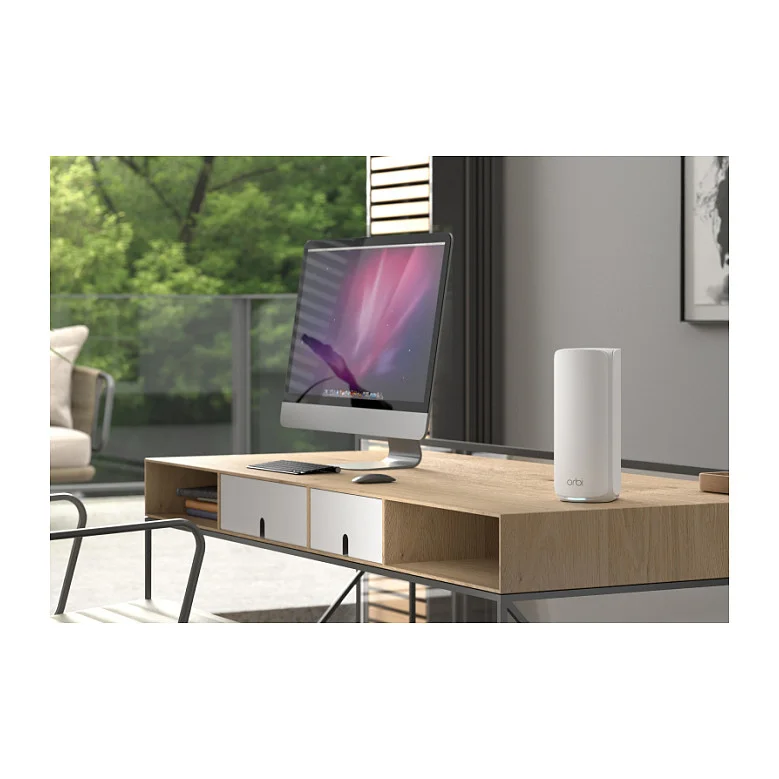 NETGEAR RBE873 Tri Band  2 4 GHz 5 GHz 6 GHz  Weiss 5 Intern Router