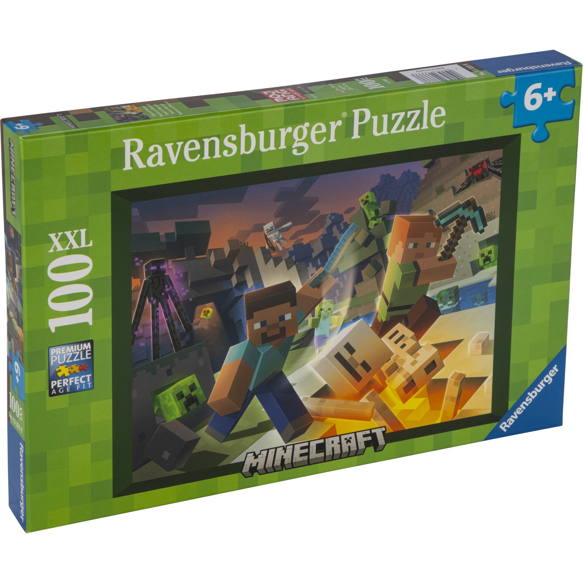 Ravensburger Kinderpuzzle Minecraft 100 Teile XXL Spielwaren