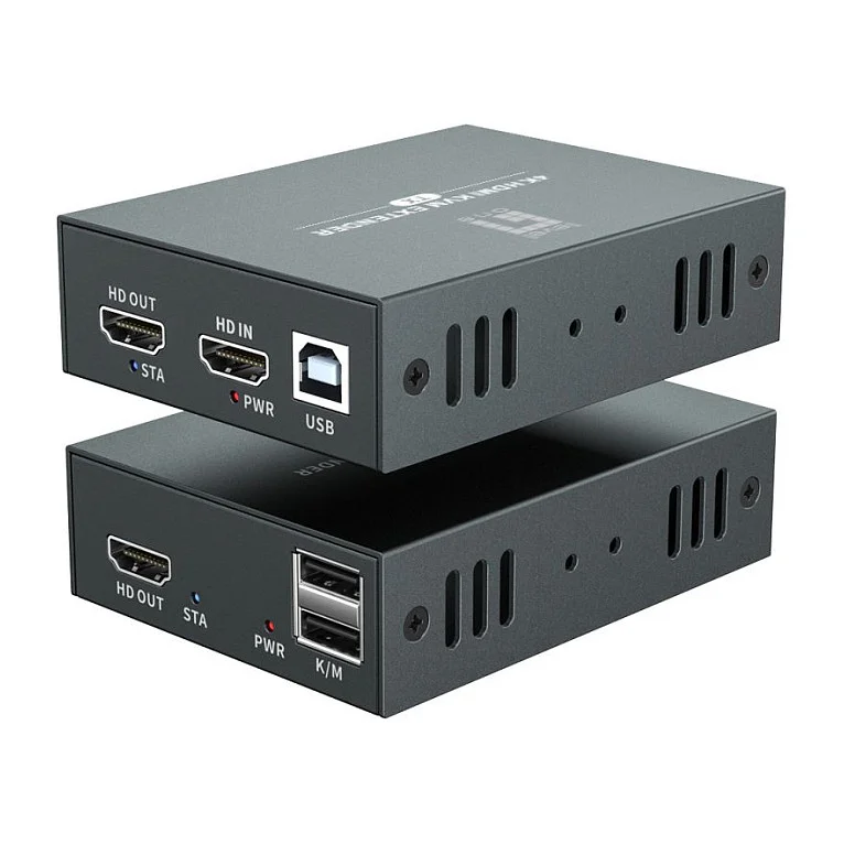 LevelOne HVE 8111 Audio  Video Leistungsverstaerker AV Sender    Empfaenger Schwarz Netzwerk