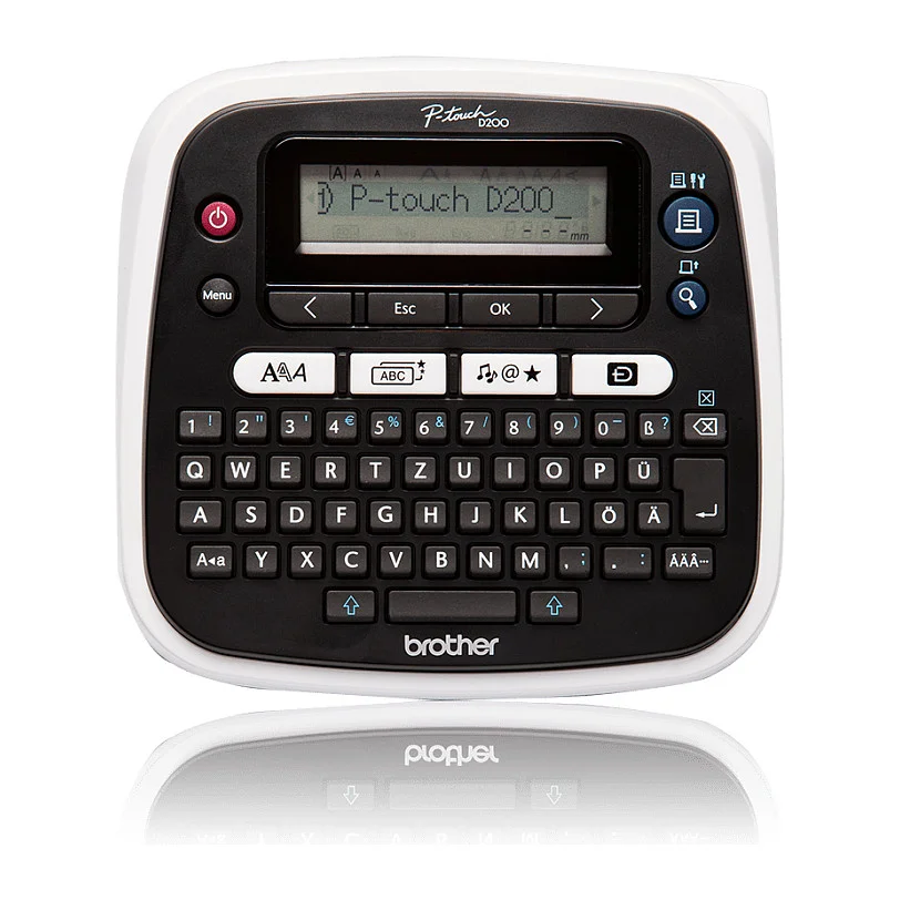 Brother P Touch PT D200BWVP Beschriftungsgeraet 3 5 6 9 12mm Value Pack Drucker & Scanner