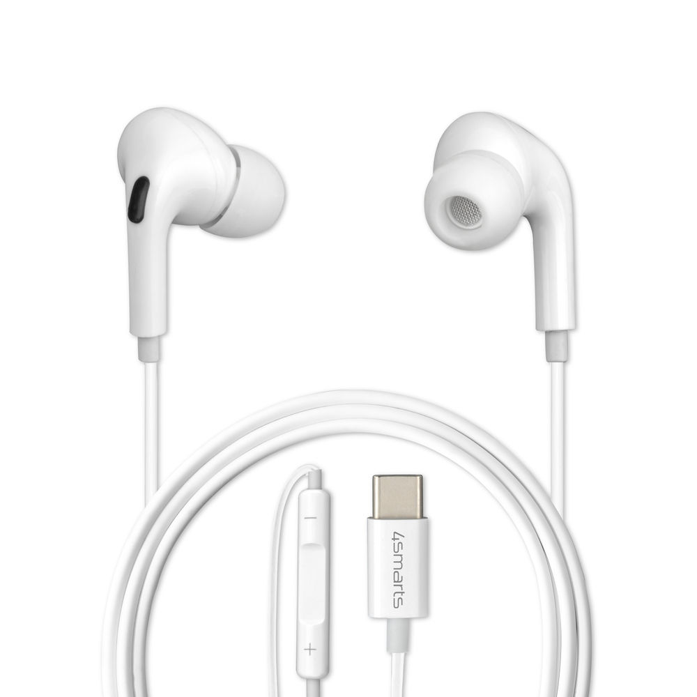 4SMARTS In Ear Headset  weiss Kopfhoerer