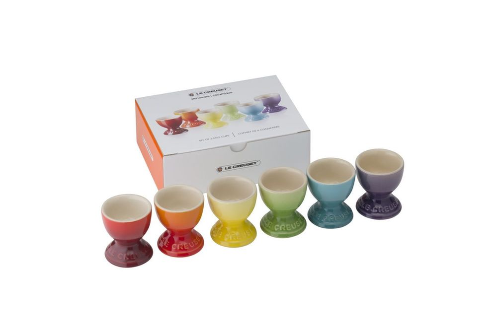 Le Creuset Eierbecher Set Rainbow  6 tlg   bunt Besteck & Aufbewahrung