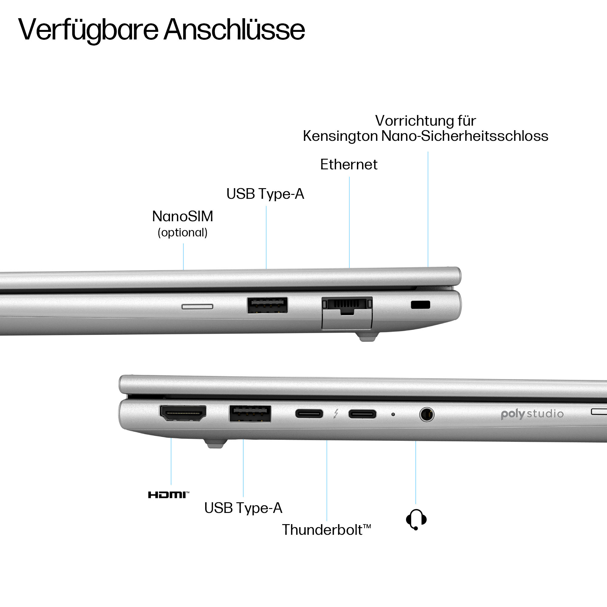 HP EliteBook 6 G1a AI PC AMD Ryzen AI 7 250 Laptop 35 6 cm  14   WUXGA 16 GB DDR5 SDRAM 512 GB SSD Wi Fi 7  802 11be  Windows 11 Pro Silber Notebooks & E-Book Reader