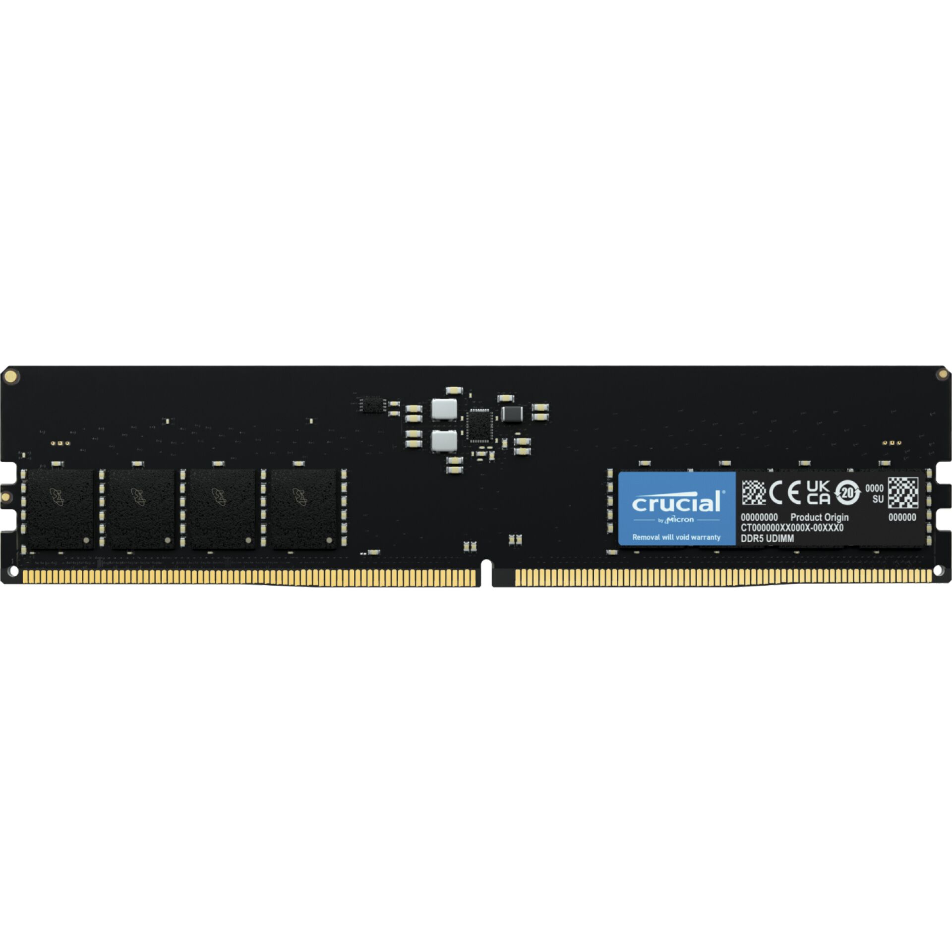 Crucial DDR5 5600 32GB UDIMM CL46  16Gbit  Speichermedien