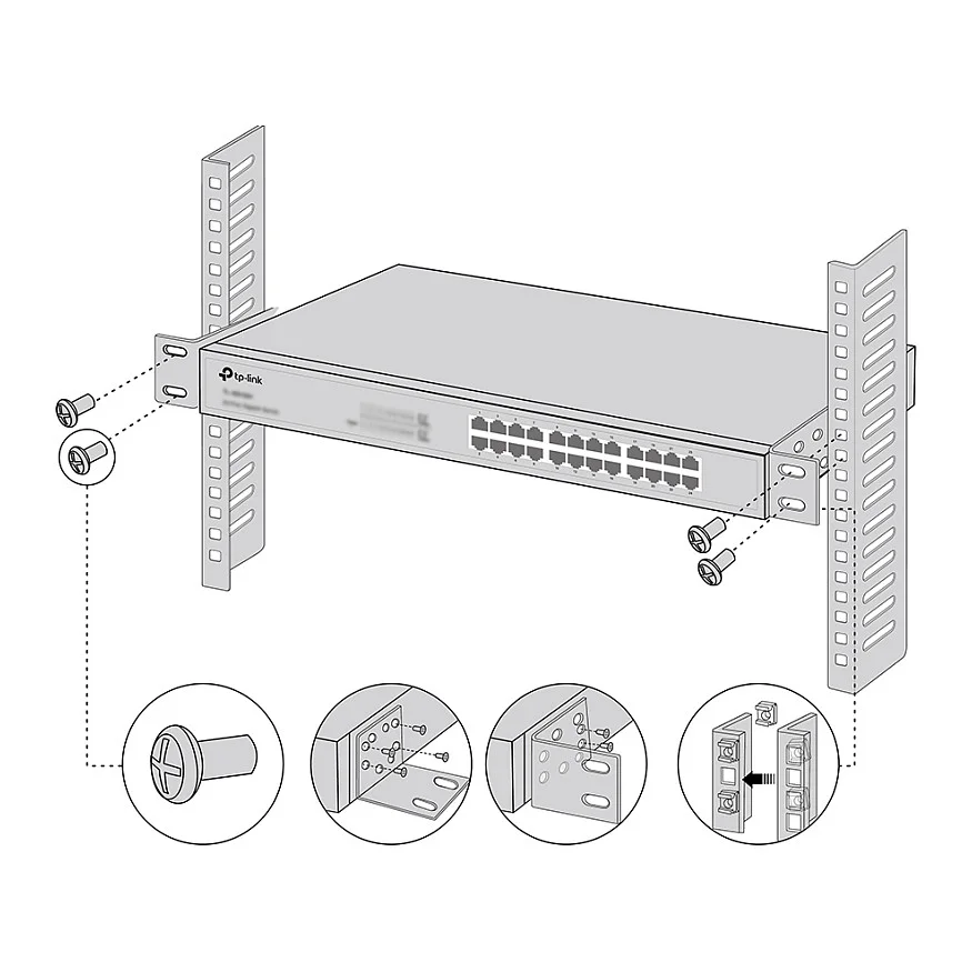 TP Link Omada RackMount Kit 13 Montageset Netzwerk