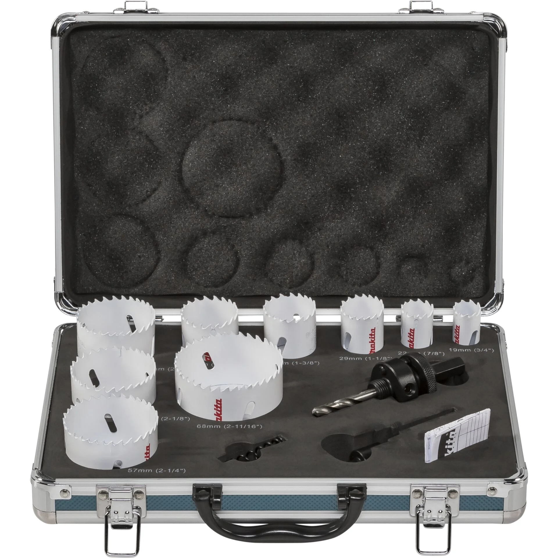 Makita D 47282 BIM Lochsaegen Set 12tlg Bohrer- & Schrauberzubehoer