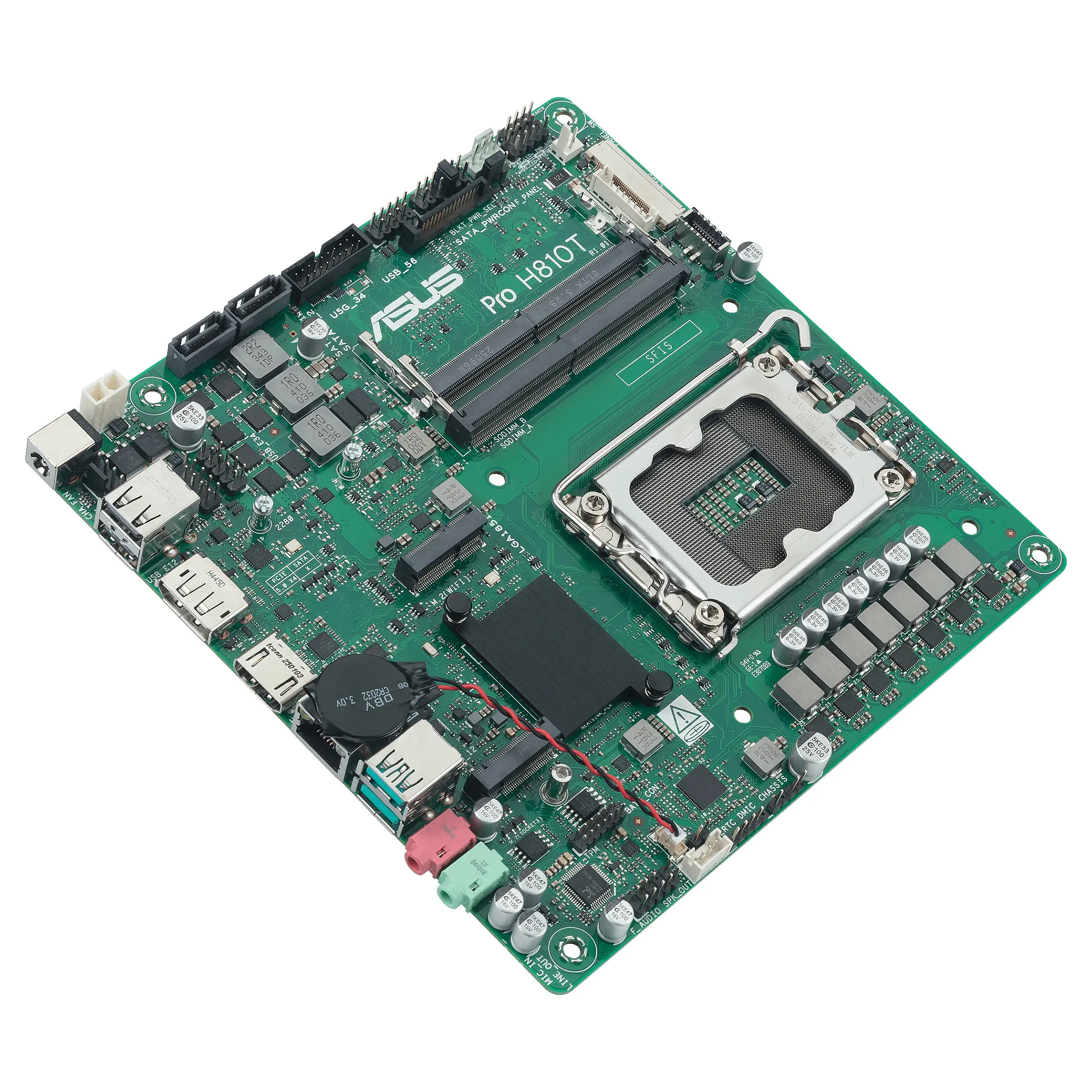 ASUS Pro H810T CSM Intel H810 LGA 1851  Socket V1  Thin Mini ITX PC-Komponenten