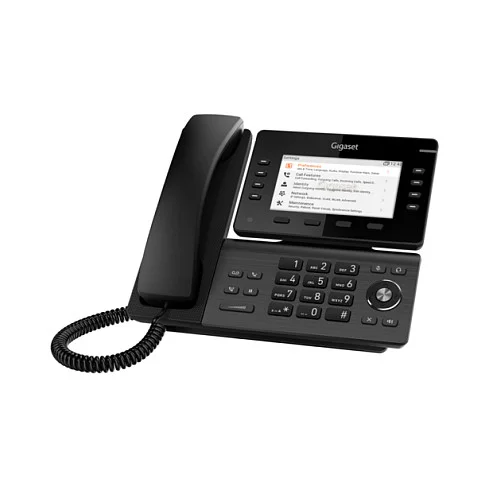 Gigaset p825 ip pro ip tischtelefon 12 7 cm 5 zoll aufklappbares tft farbdisplay usb 2x rj45 anschl  fr p800 key pro exp  mod  poe Telefon