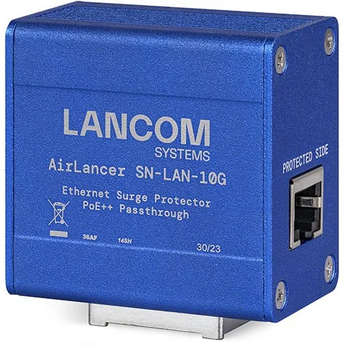 LANCOM AirLancer SN LAN 10G 10G Ueberspannungsschutzadapter   Netzwerkschutz   10G   RJ45   Schutz vor Ueberspannung Netzwerk-Adapter
