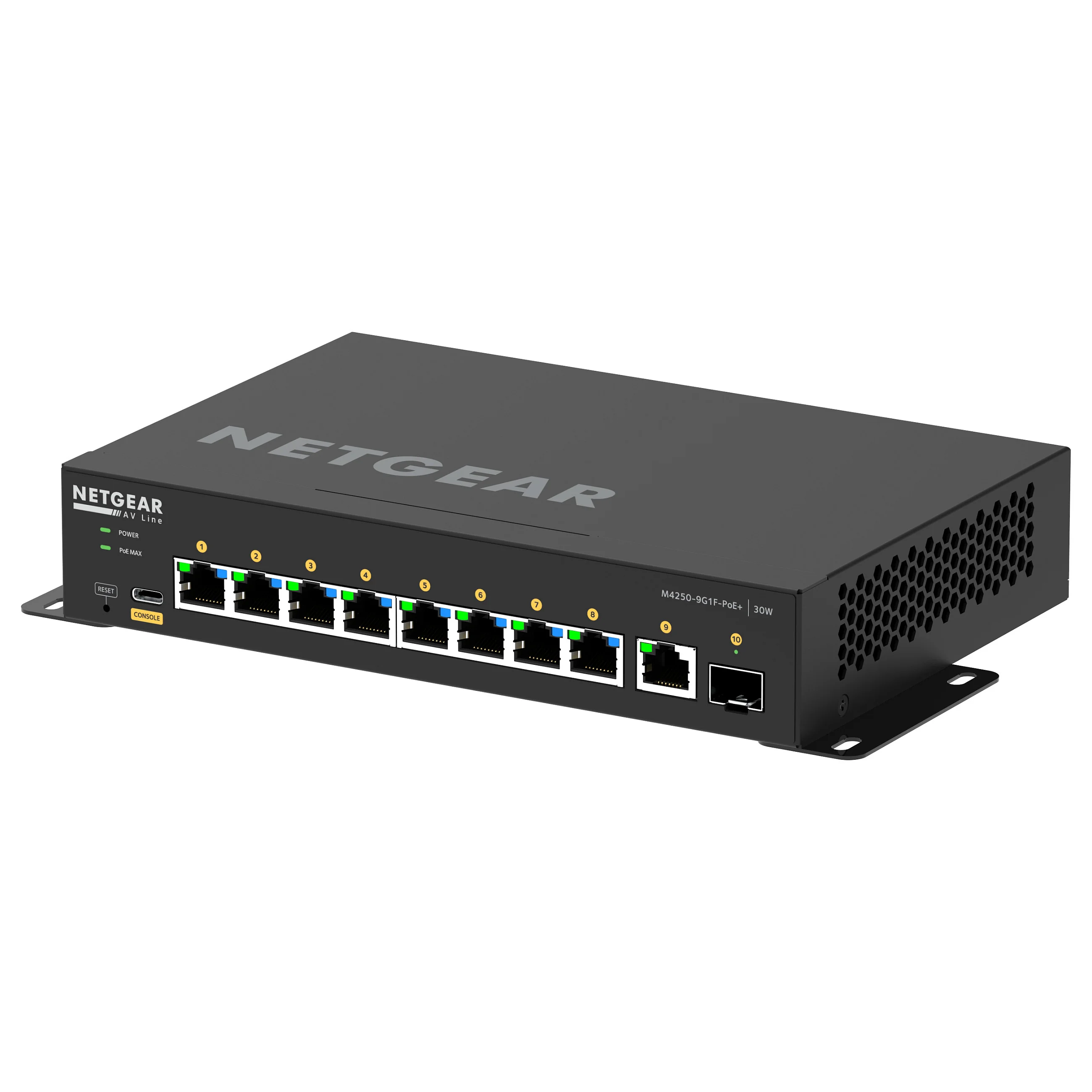 NETGEAR GSM4210PD 100EUS Netzwerk Switch Managed L2 L3 Gigabit Ethernet  10 100 1000  Power over Ethernet  PoE  Schwarz Switches