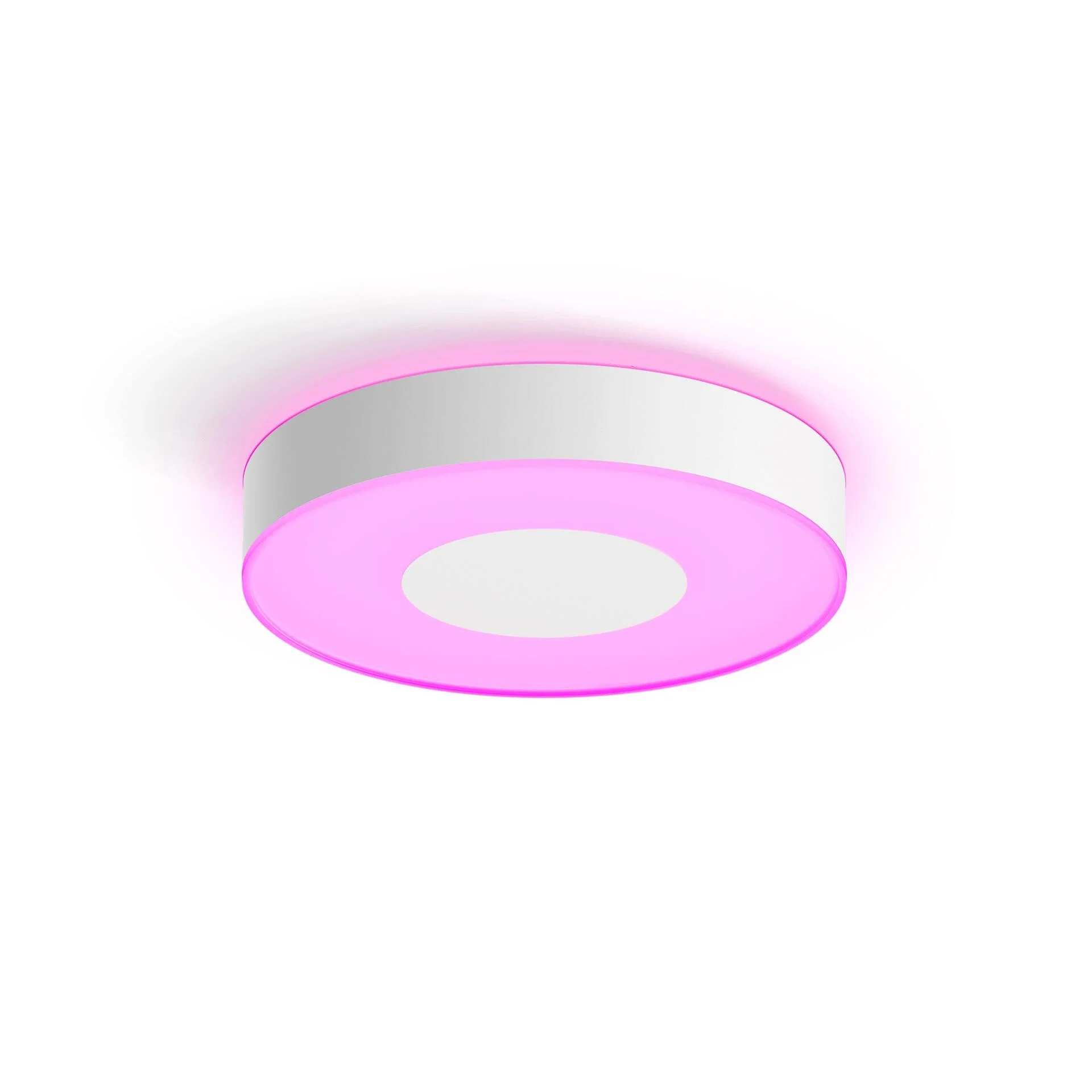 Philips Hue White and Color Ambiance Infuse Deckenleuchte M Weiss   Smart LED   Farbwechsel Deckenleuchten
