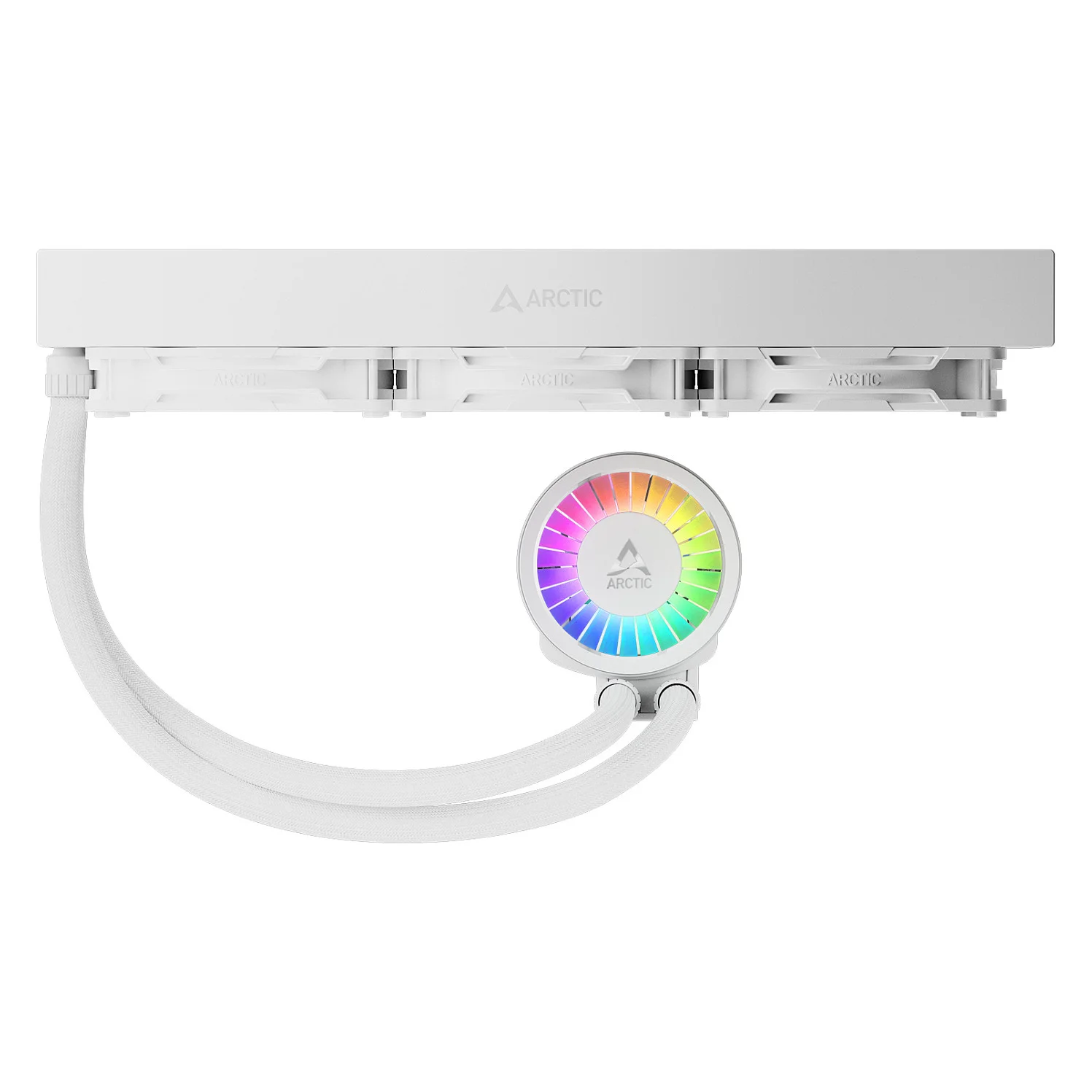 ARCTIC Liquid Freezer III Pro 360 A RGB  White    Multikompatibler All in One CPU Wasserkuehler mit A RGB PC-Zubehoer