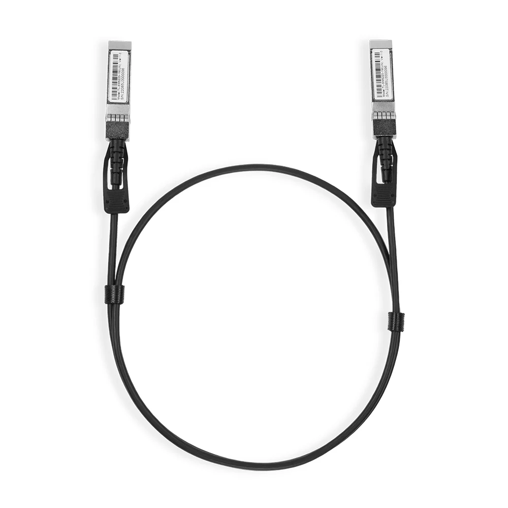 TP Link 1m Direct Attach SFP  Kabel fuer 10 Gigabit Verbindungen Netzwerk-Kabel