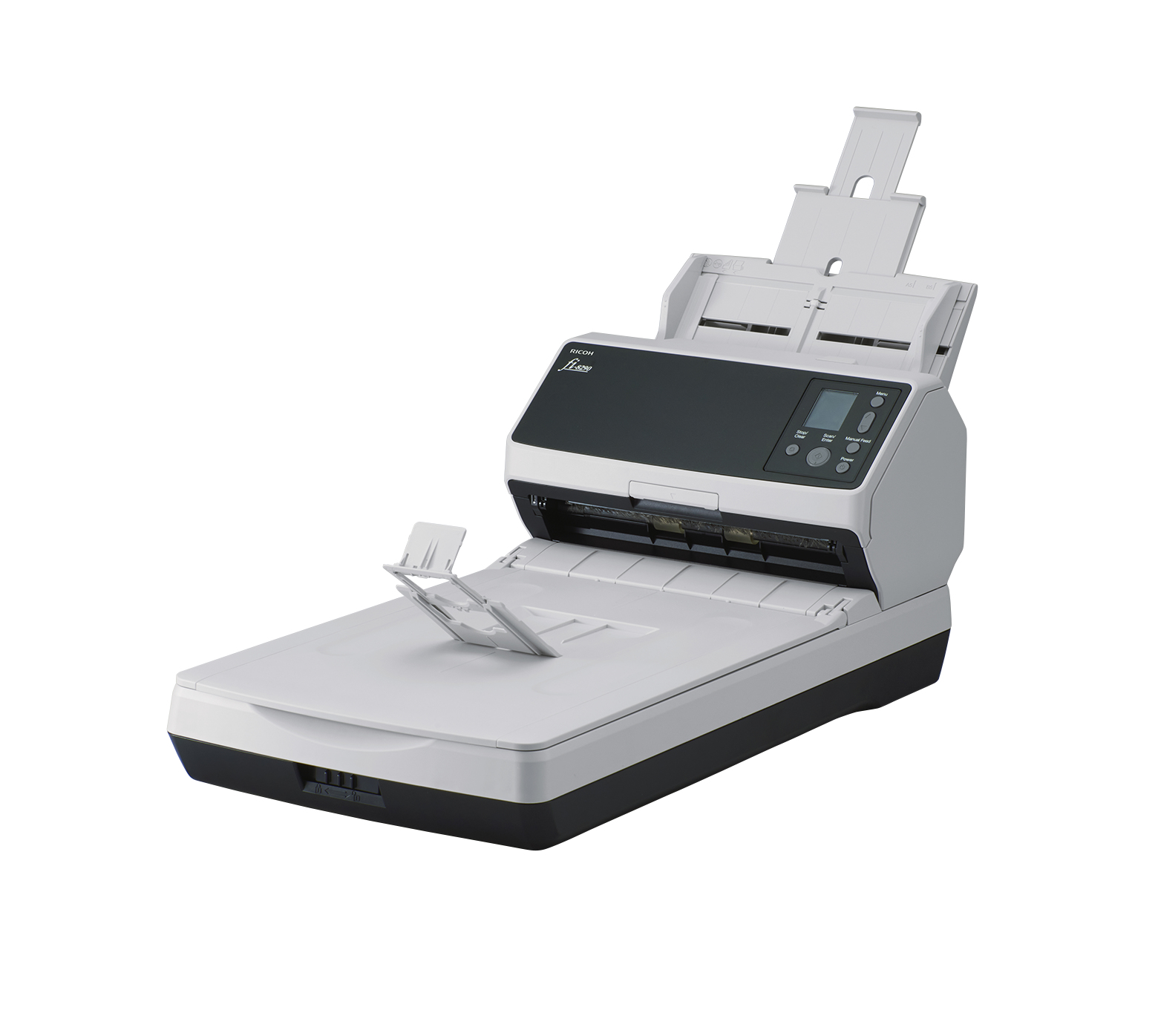 Fujitsu fi 8290 Dokumentenscanner inkl  Flachbetteinheit 90 S  Min ADF Duplex USB 3 2 LAN Drucker & Scanner