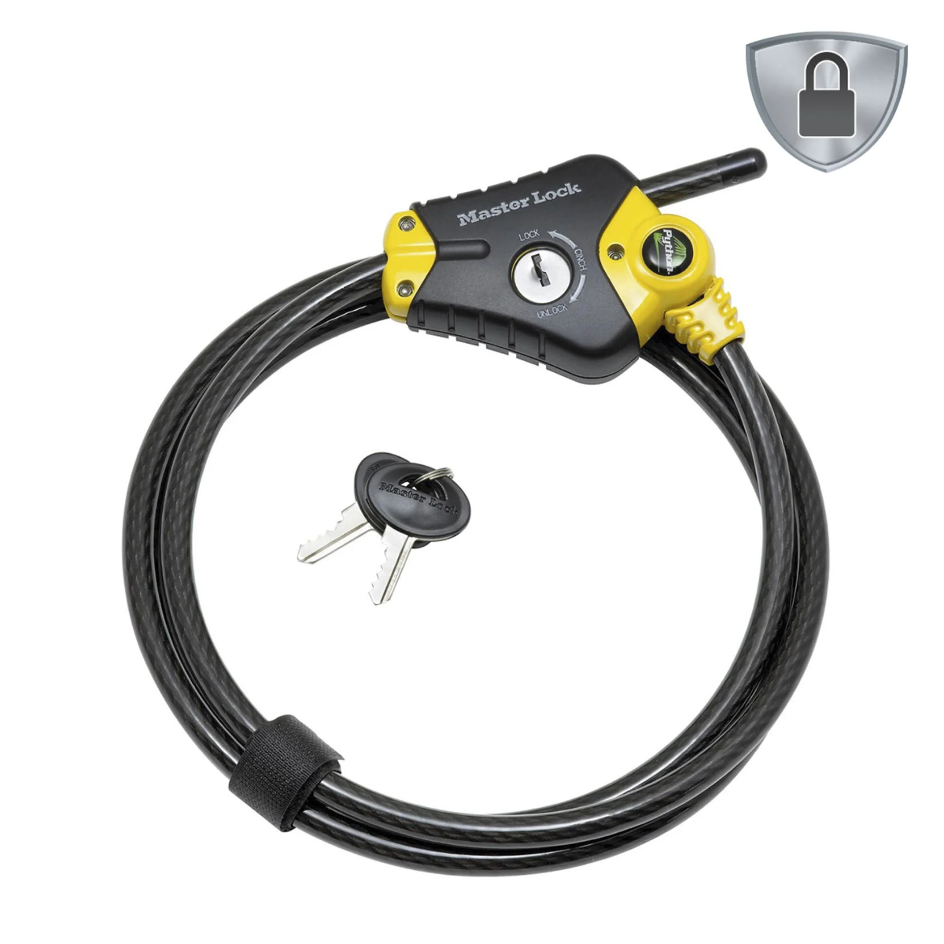 Master Lock verstellbares Python Verschlusskabel 10mm 8420EURD Radsport