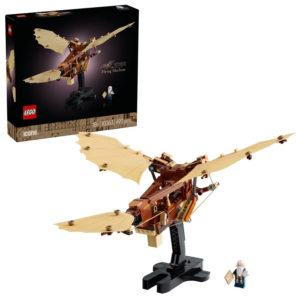 LEGO ICONS 10363   Leonardo da Vincis Fluggeraet Spielwaren