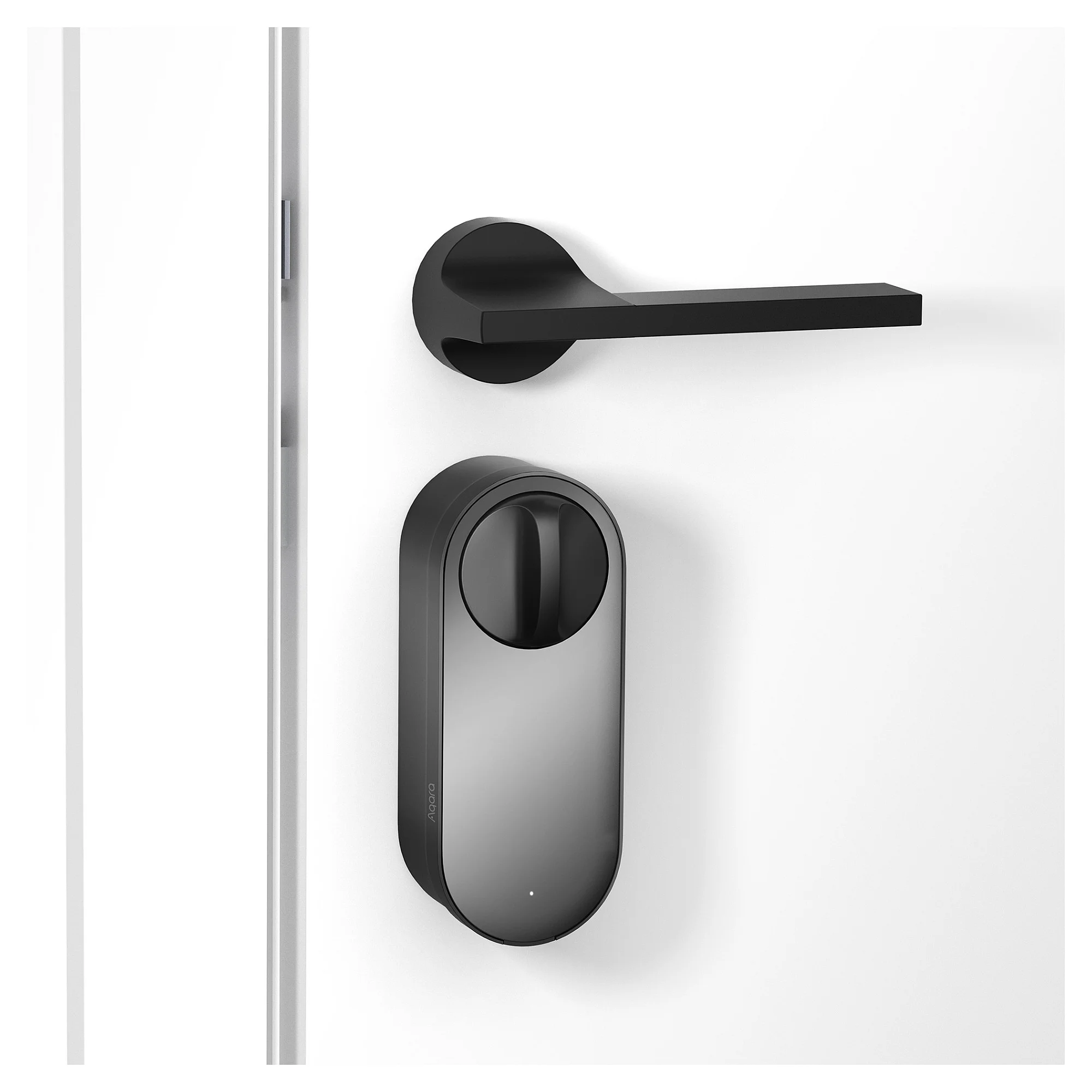 Aqara Smart Lock U200  Black  smartes Tuerschloss mit verschiedenen Entriegelungsmethoden Tuerklingeln & Tuerschloesser
