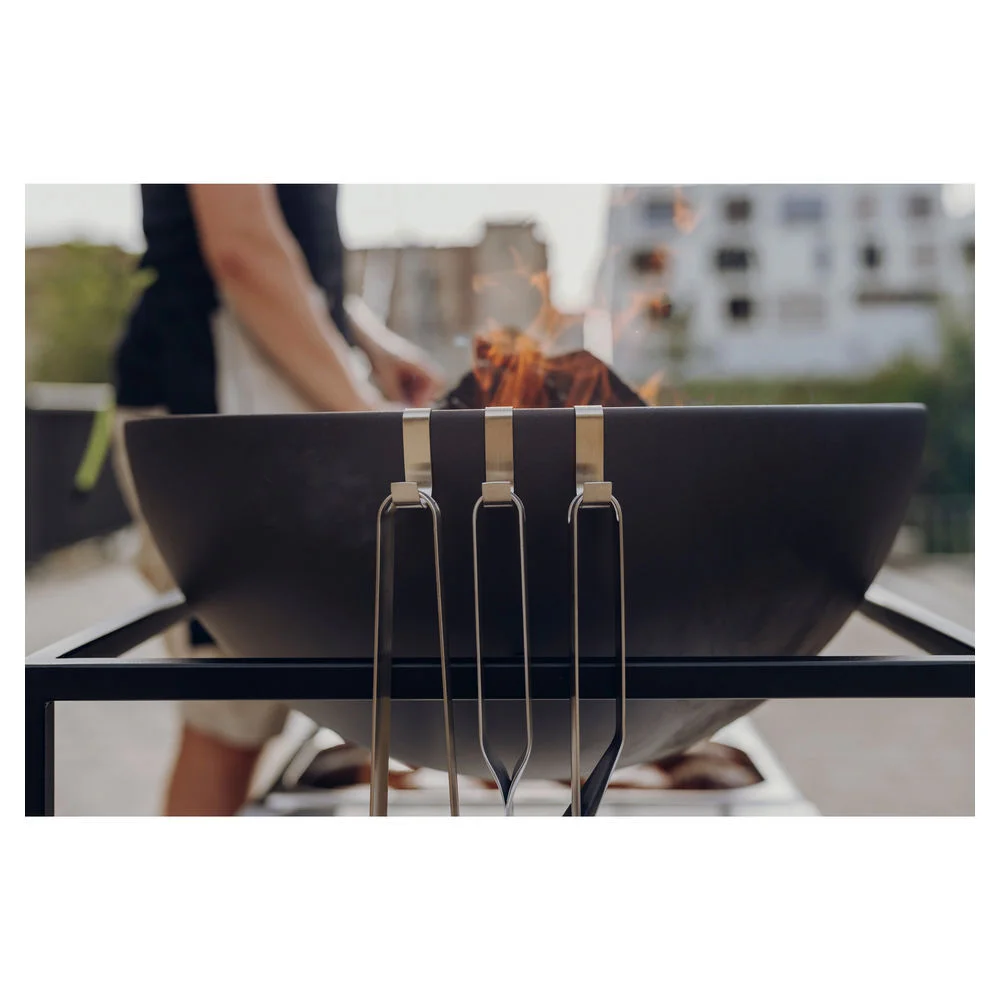 Hoefats BBQ Tool Set  3 tlg   silber Grills