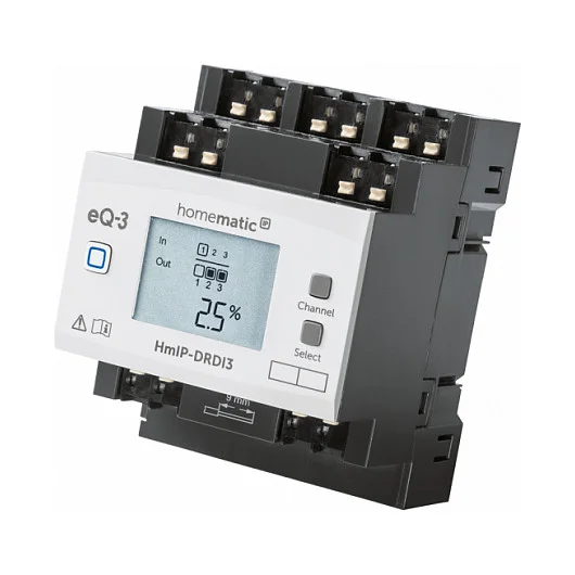eQ 3 Homematic IP Dimmaktor fuer Hutschienenmontage   3 fach Smart Home Zubehoer