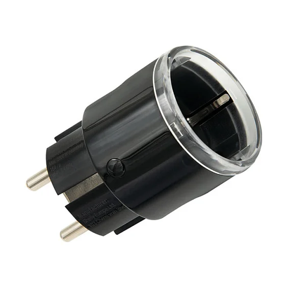 Shelly Plug   Play ZollPlug S Gen3 Wi Fi Bluetooth Smart Steckdose 12A schwarz Steckdosen