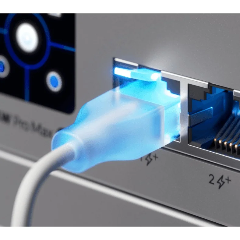 Ubiquiti Patch Kabel 15m CAT6   UniFi Etherlighting   2 5 GbE   15m   UACC CABLE PATCH EL 15M W Netzwerk-Kabel