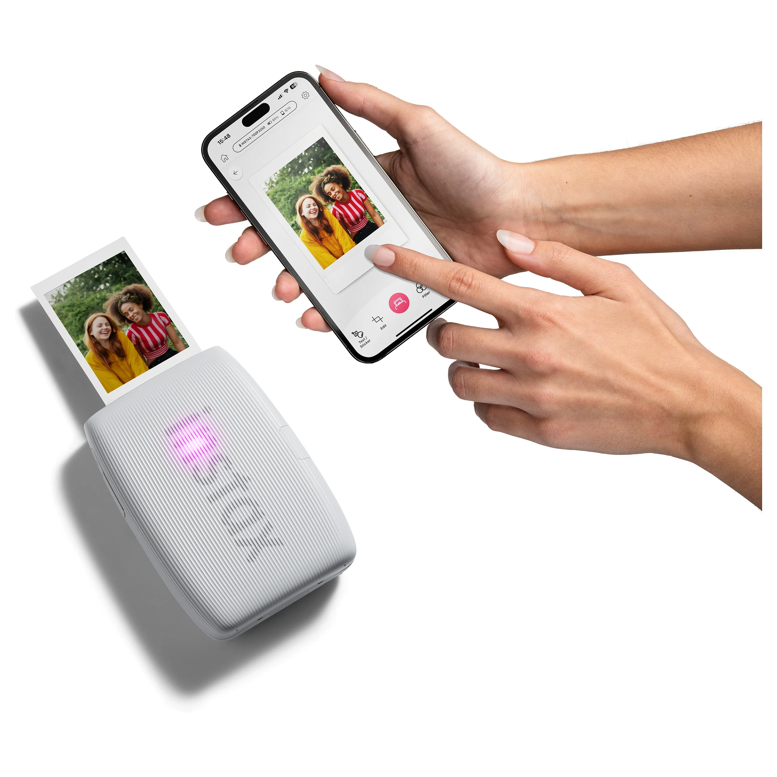 Fujifilm instax mini Link 3 EX D Clay White Drucker & Scanner