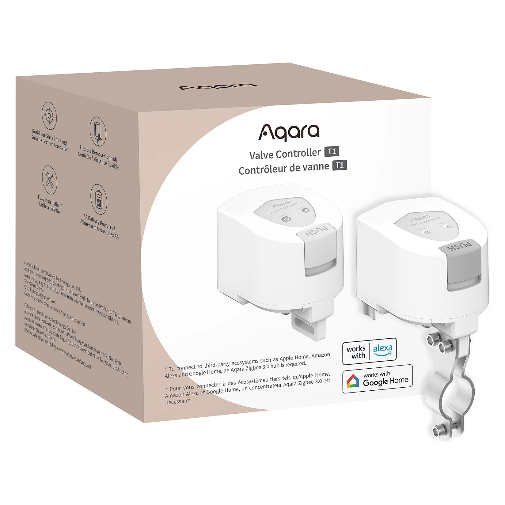 Aqara Valve Controller T1 Offline Ventilsteuerung  Zigbee  Smart Home Zubehoer