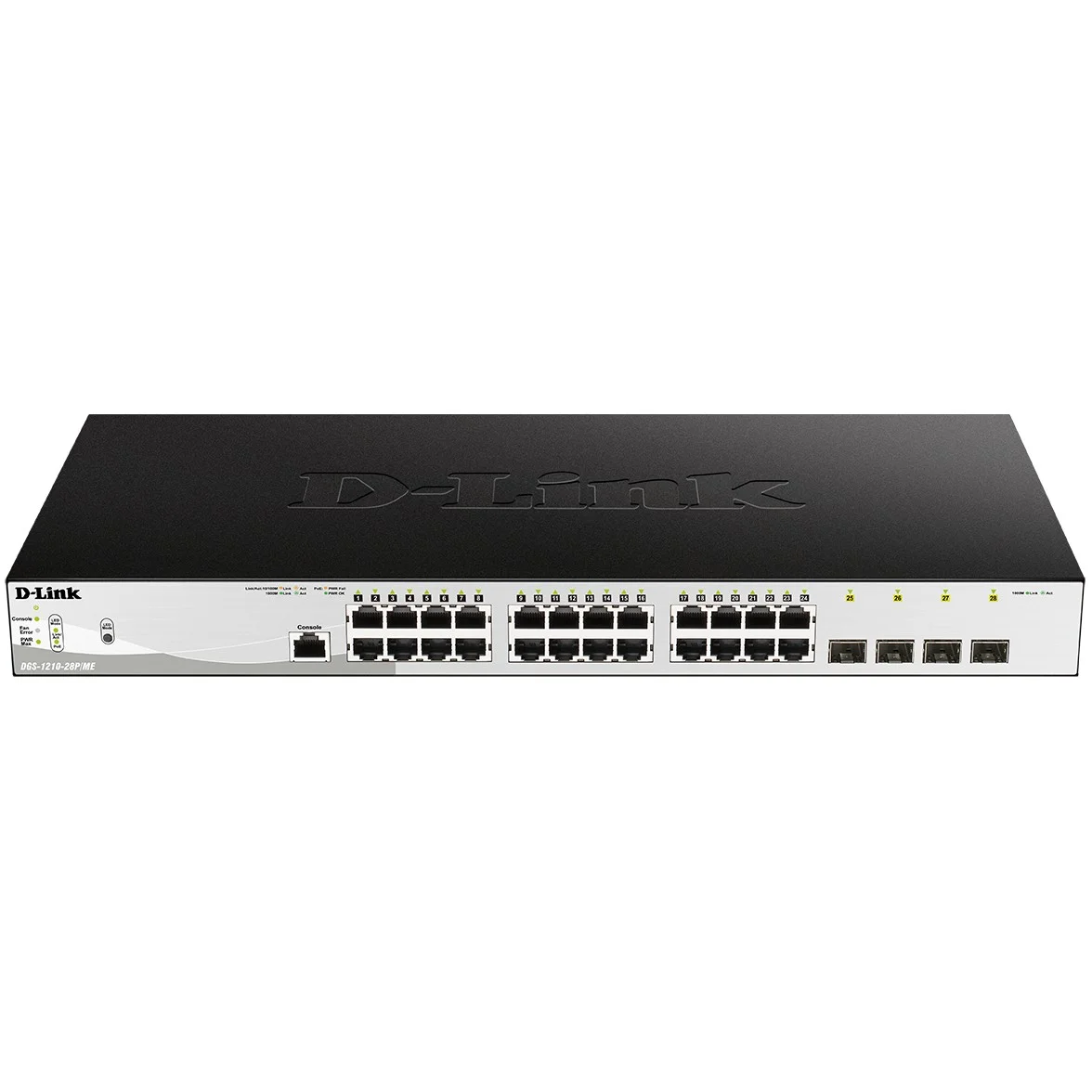 D Link DGS 1210 28P ME E Netzwerk Switch Managed L2 L3 Gigabit Ethernet 10 100 1000 Power over Ethernet PoE 1U