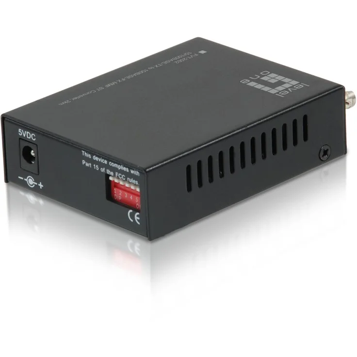 LevelOne FVT 2002 Netzwerk Medienkonverter 100 Mbit s 1310 nm Schwarz