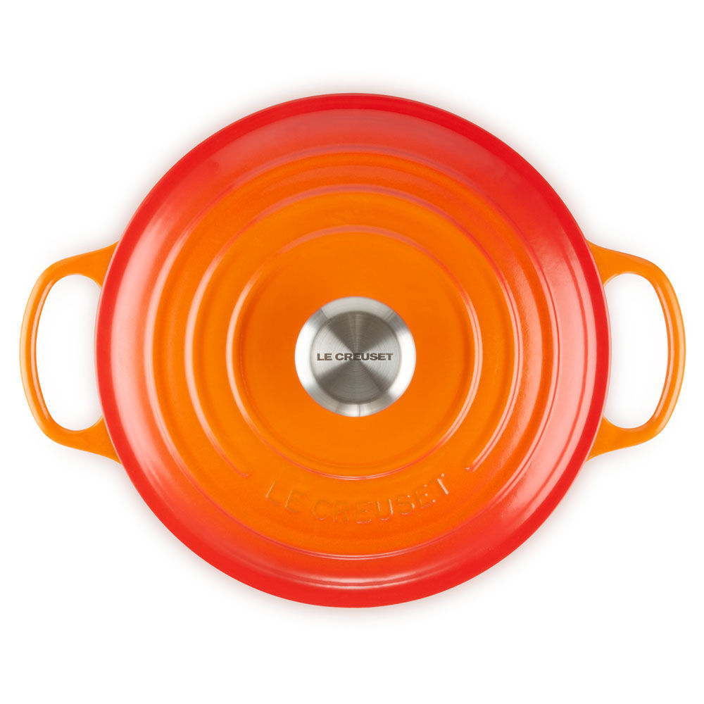 Le Creuset Braeter Signature  rund  24 cm  Ofenrot Pfannen & Toepfe