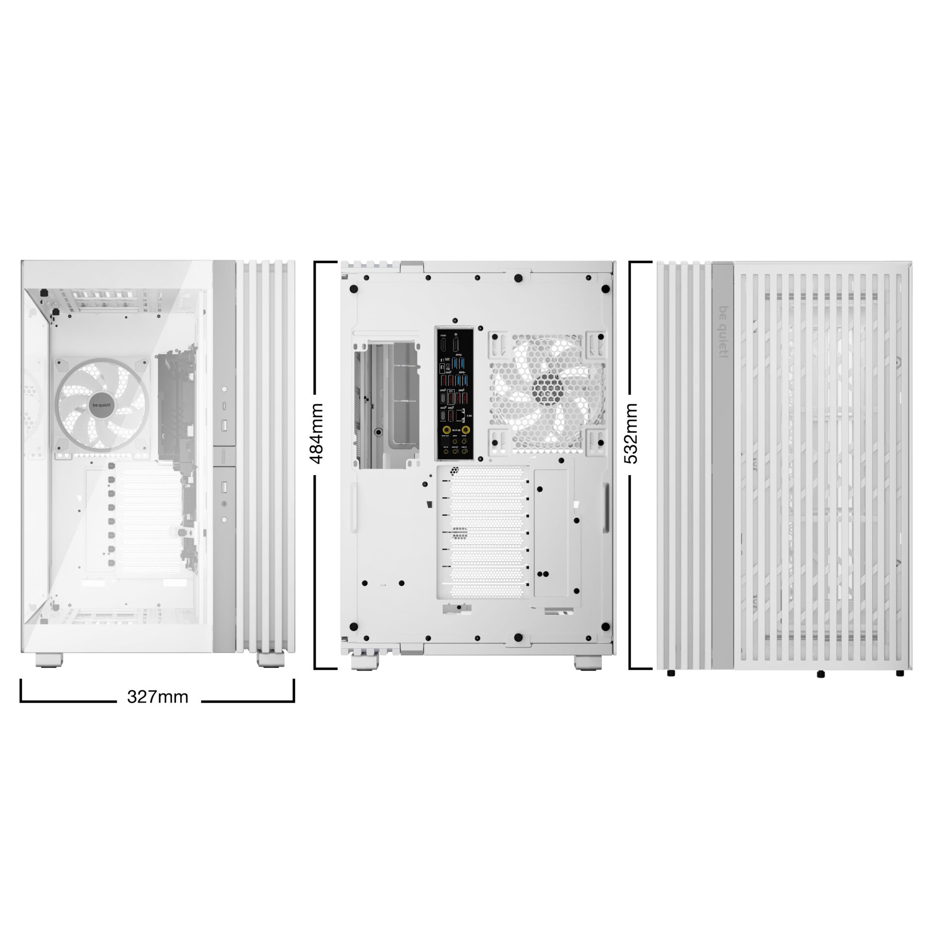 be quiet  LIGHT BASE 900 FX White Full Tower Weiss PC-Komponenten