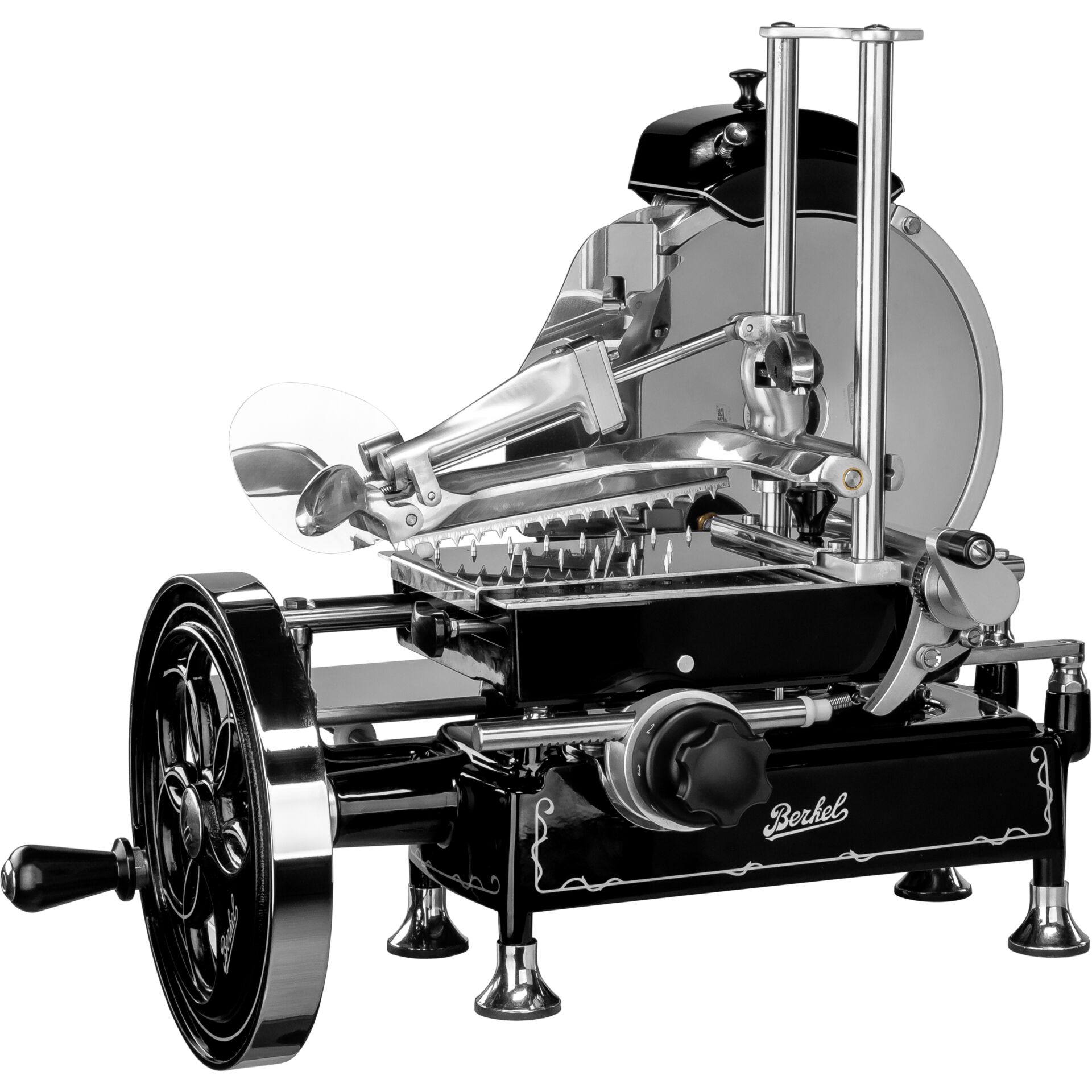 Berkel Volano B2 schwarz fiorato Aufschnittmaschine Kuechenkleingeraete