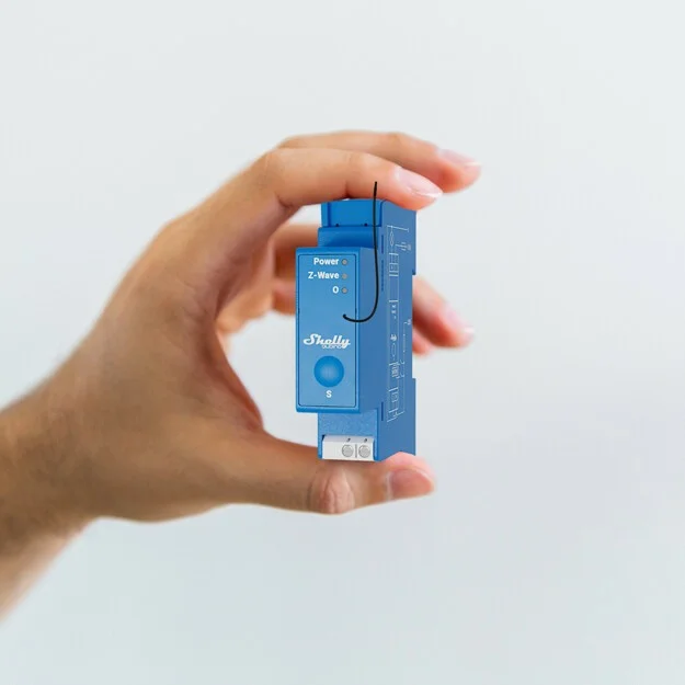 Shelly Relais Wave Pro max 16A Z Wave DIN Rail Smart Home Zubehoer