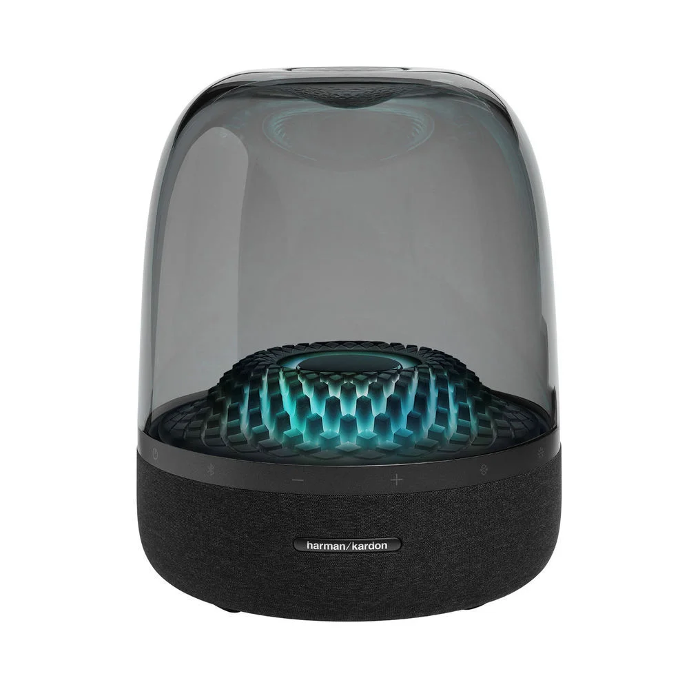 HARMAN KARDON BT Lautsprecher mit Themenbeleuchtung Aura Studio 4  schwarz Multimedia & Technik