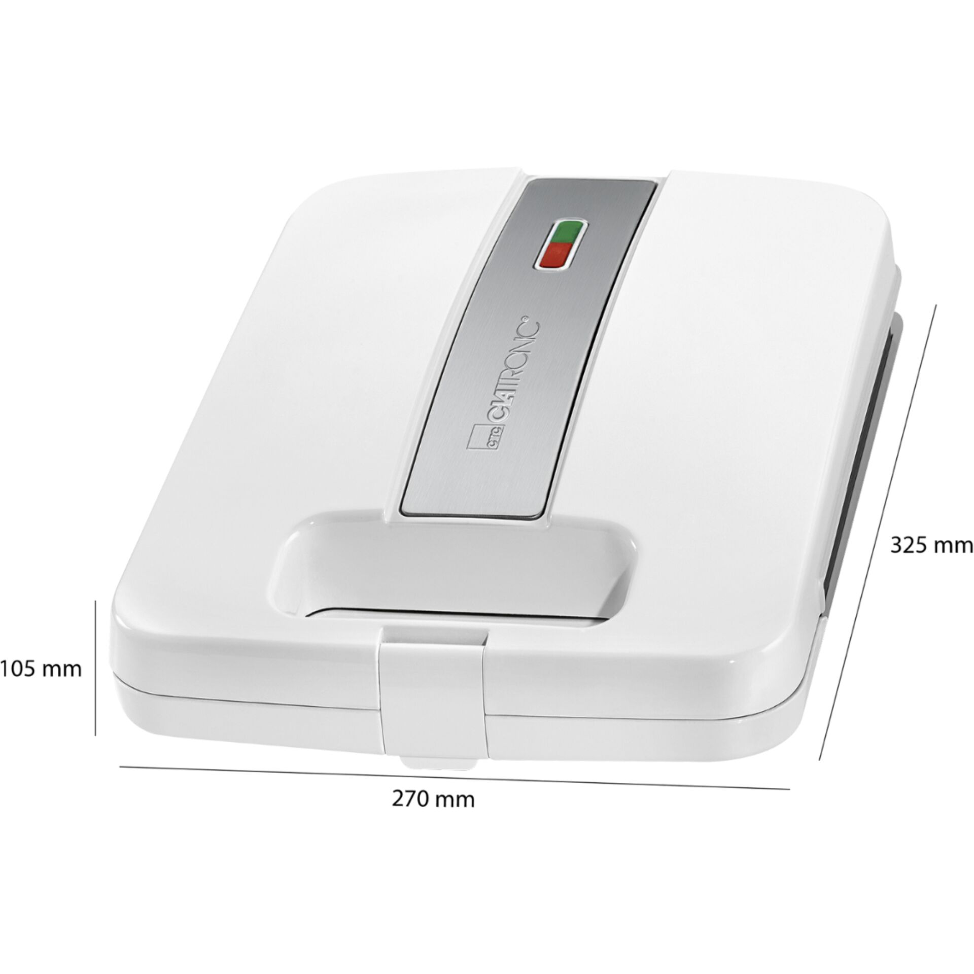 Clatronic ST 3629 weiss 4 fach 4 fach Sandwichtoaster Toaster